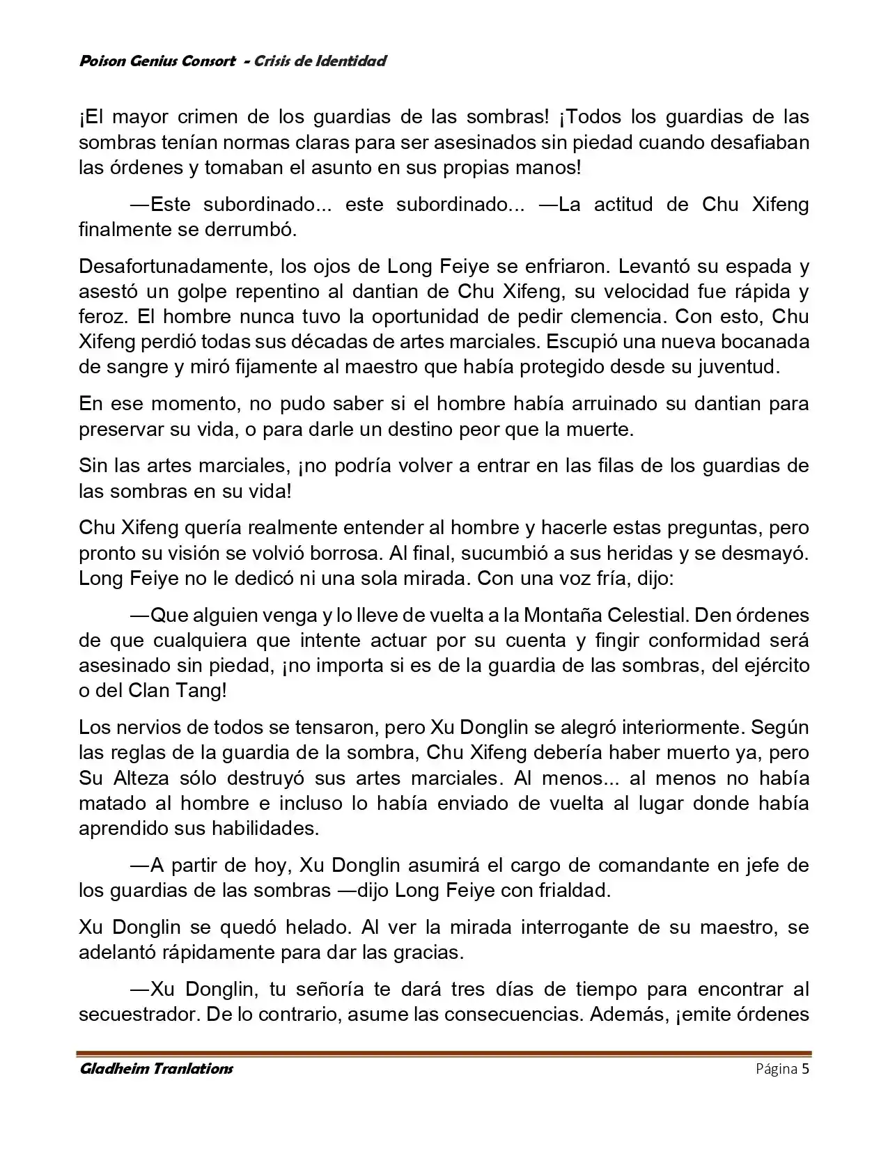 Poison Genious Consort (Novela) - Capítulo 397 - Página 6 - LectorTMOo