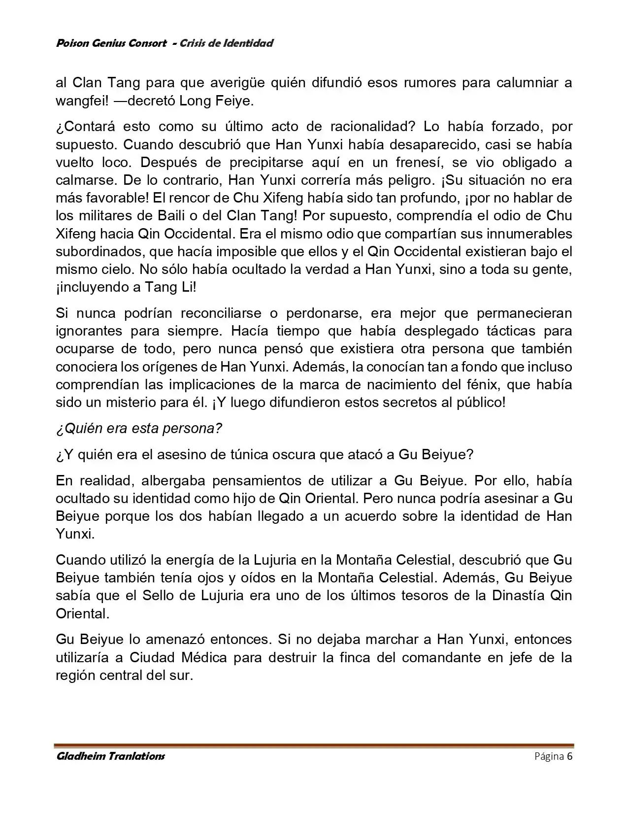 Poison Genious Consort (Novela) - Capítulo 397 - Página 8 - LectorTMOo