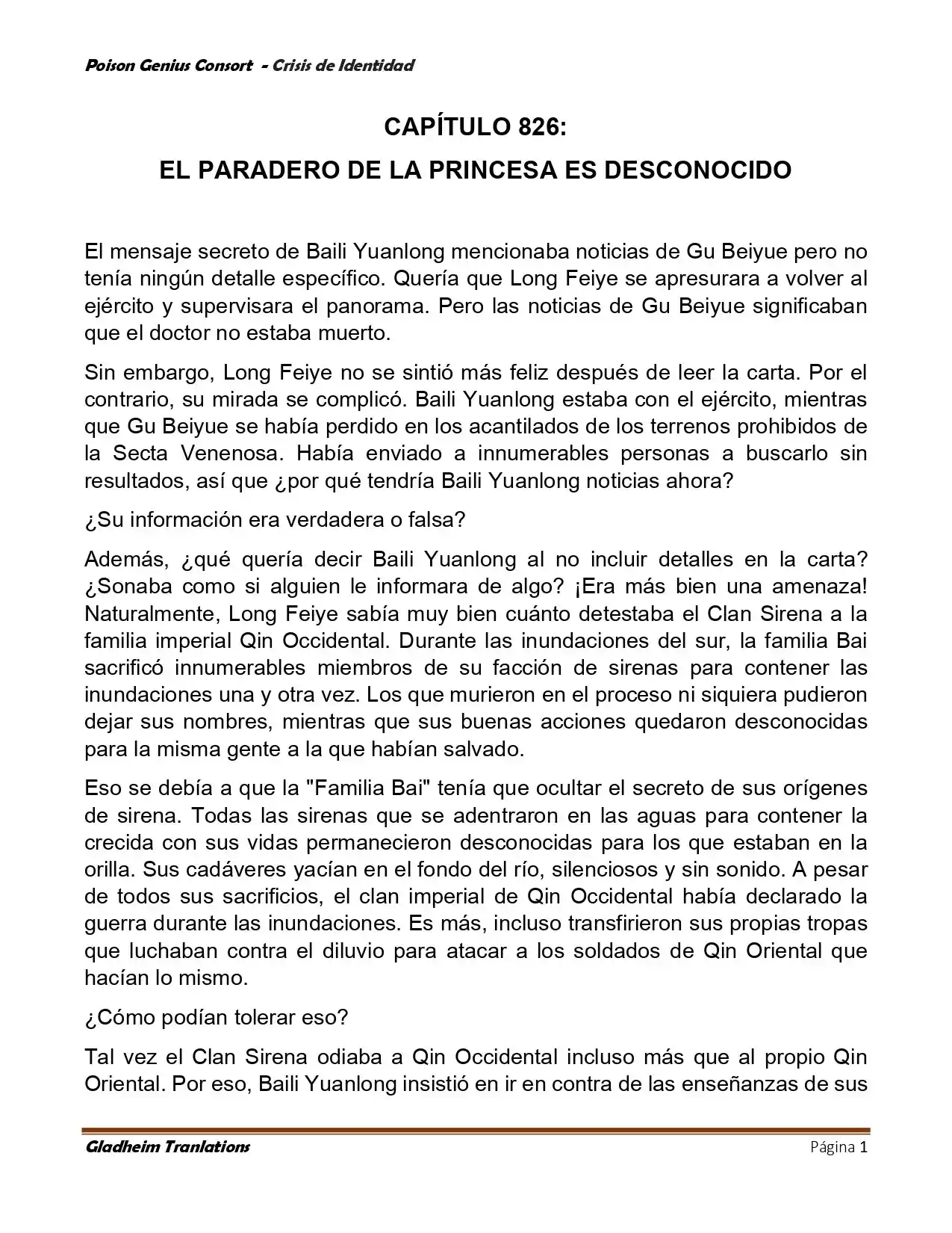 Poison Genious Consort (Novela) - Capítulo 398 - Página 1 - LectorTMOo