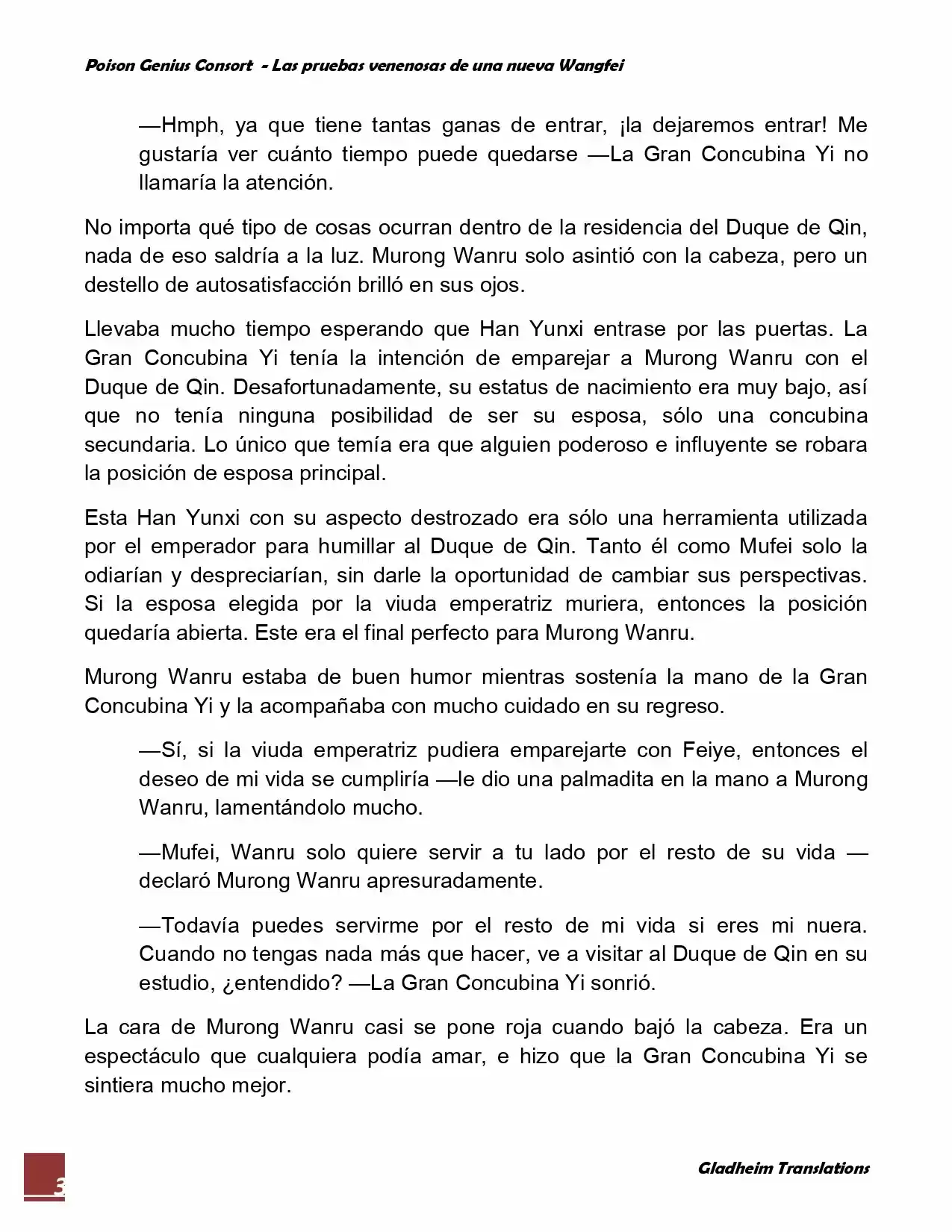 Poison Genious Consort (Novela) - Capítulo 4 - Página 3 - LectorTMOo
