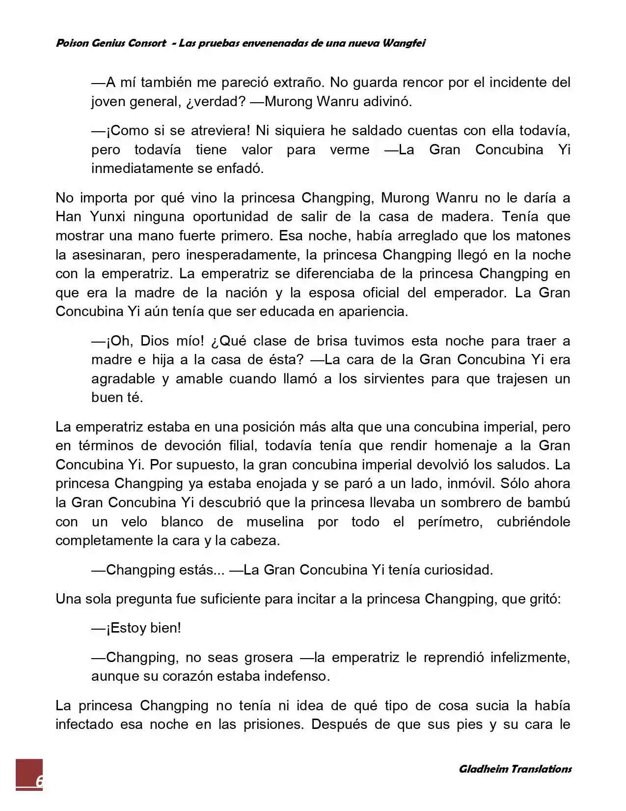 Poison Genious Consort (Novela) - Capítulo 40 - Página 6 - LectorTMOo