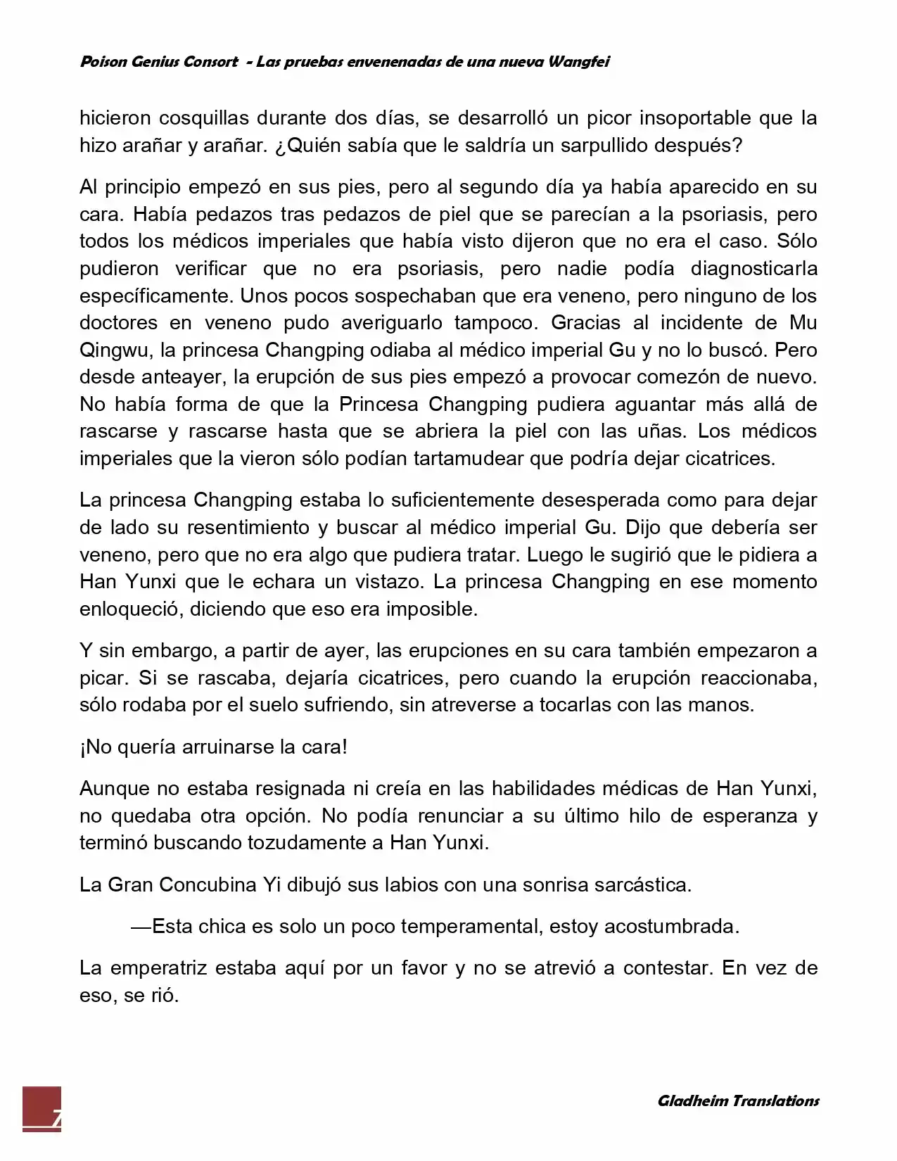 Poison Genious Consort (Novela) - Capítulo 40 - Página 7 - LectorTMOo