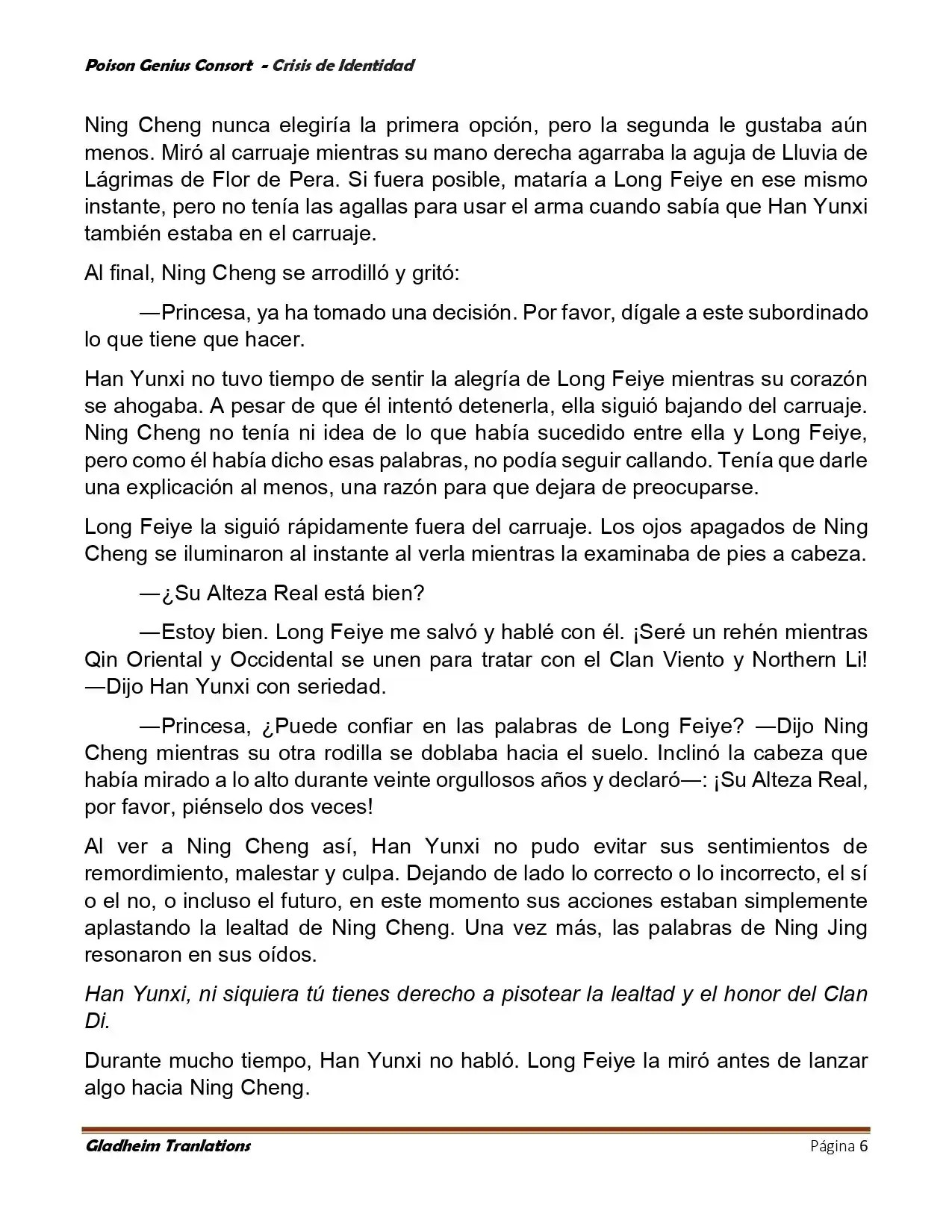 Poison Genious Consort (Novela) - Capítulo 400 - Página 6 - LectorTMOo