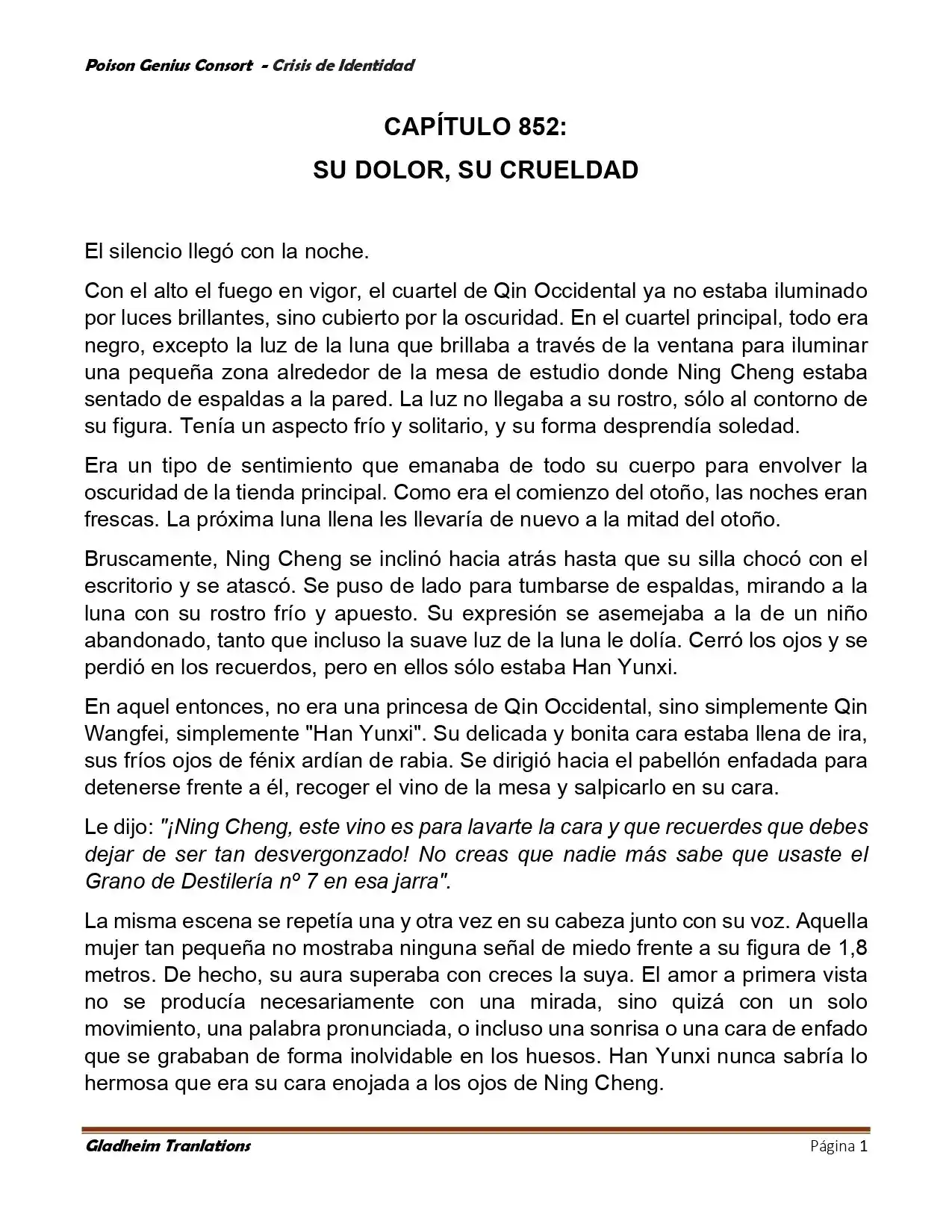 Poison Genious Consort (Novela) - Capítulo 401 - Página 1 - LectorTMOo