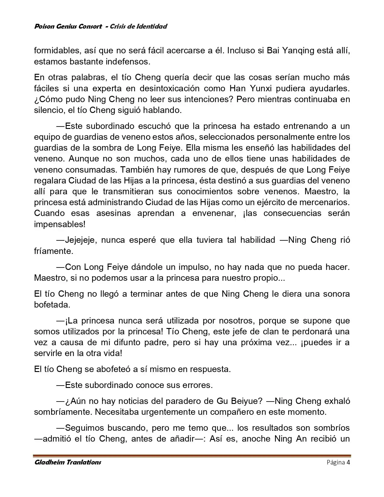 Poison Genious Consort (Novela) - Capítulo 401 - Página 4 - LectorTMOo