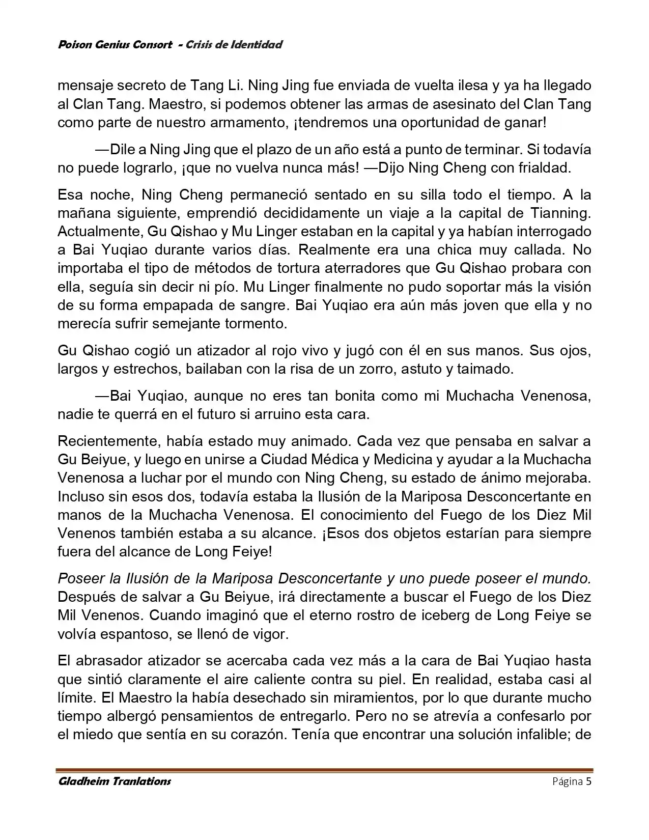 Poison Genious Consort (Novela) - Capítulo 401 - Página 5 - LectorTMOo
