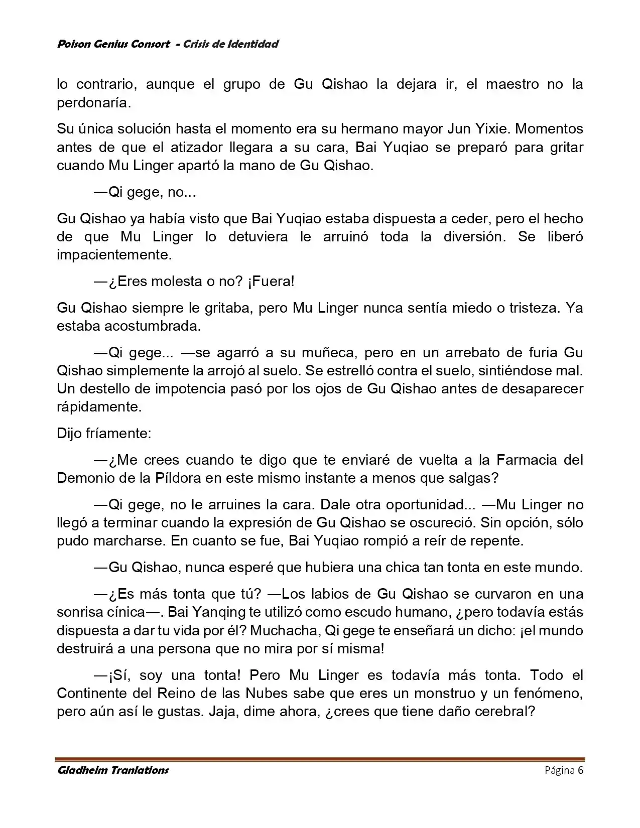 Poison Genious Consort (Novela) - Capítulo 401 - Página 6 - LectorTMOo