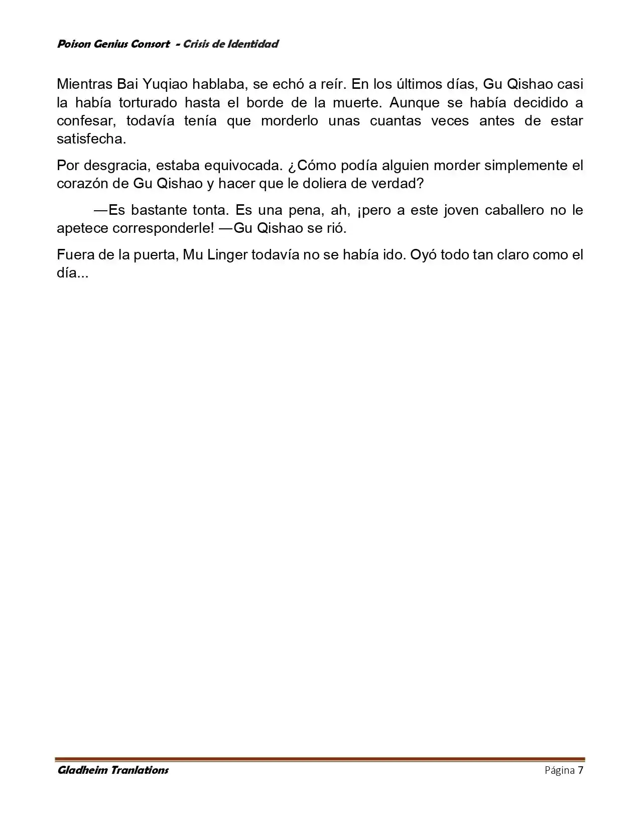 Poison Genious Consort (Novela) - Capítulo 401 - Página 7 - LectorTMOo