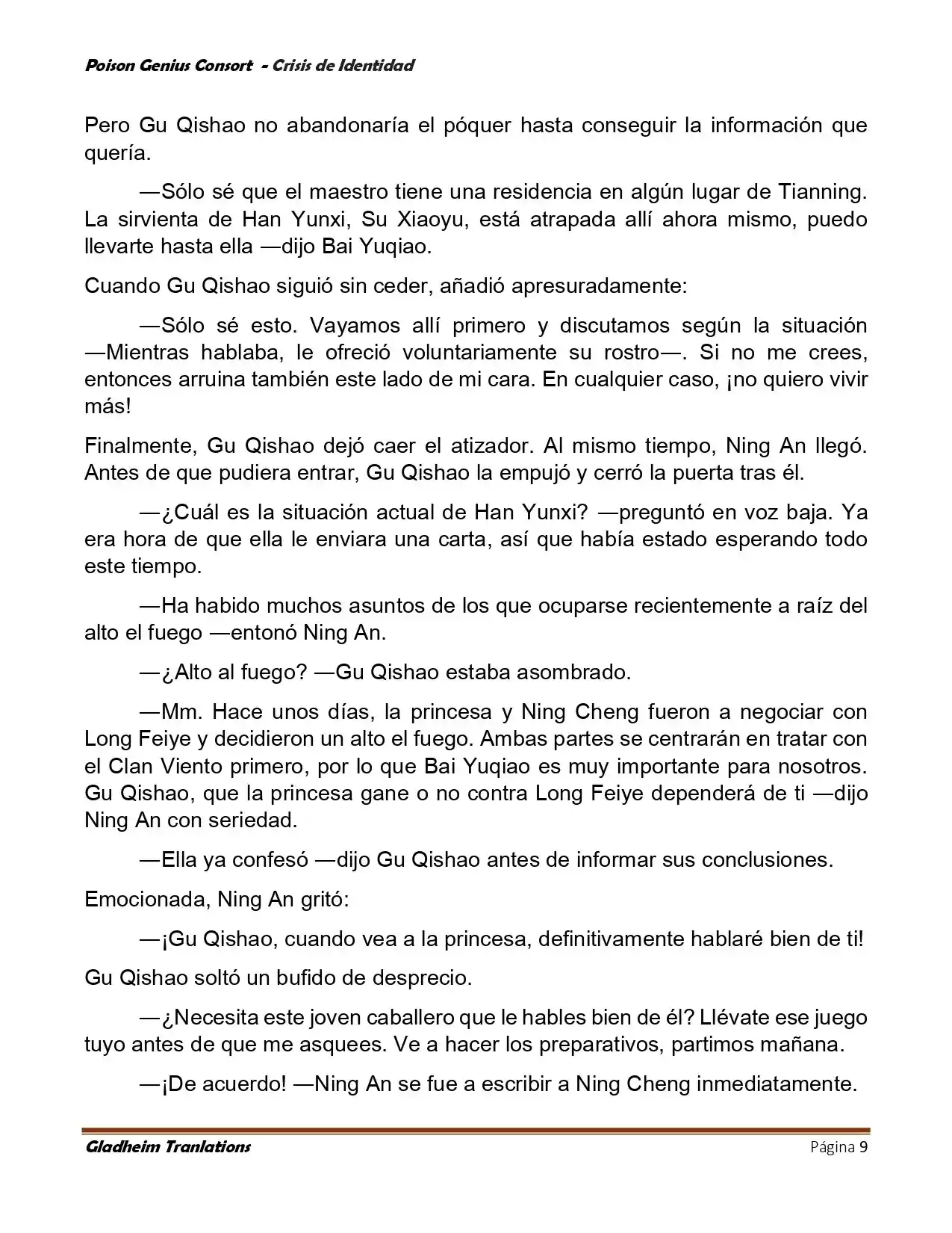 Poison Genious Consort (Novela) - Capítulo 401 - Página 9 - LectorTMOo