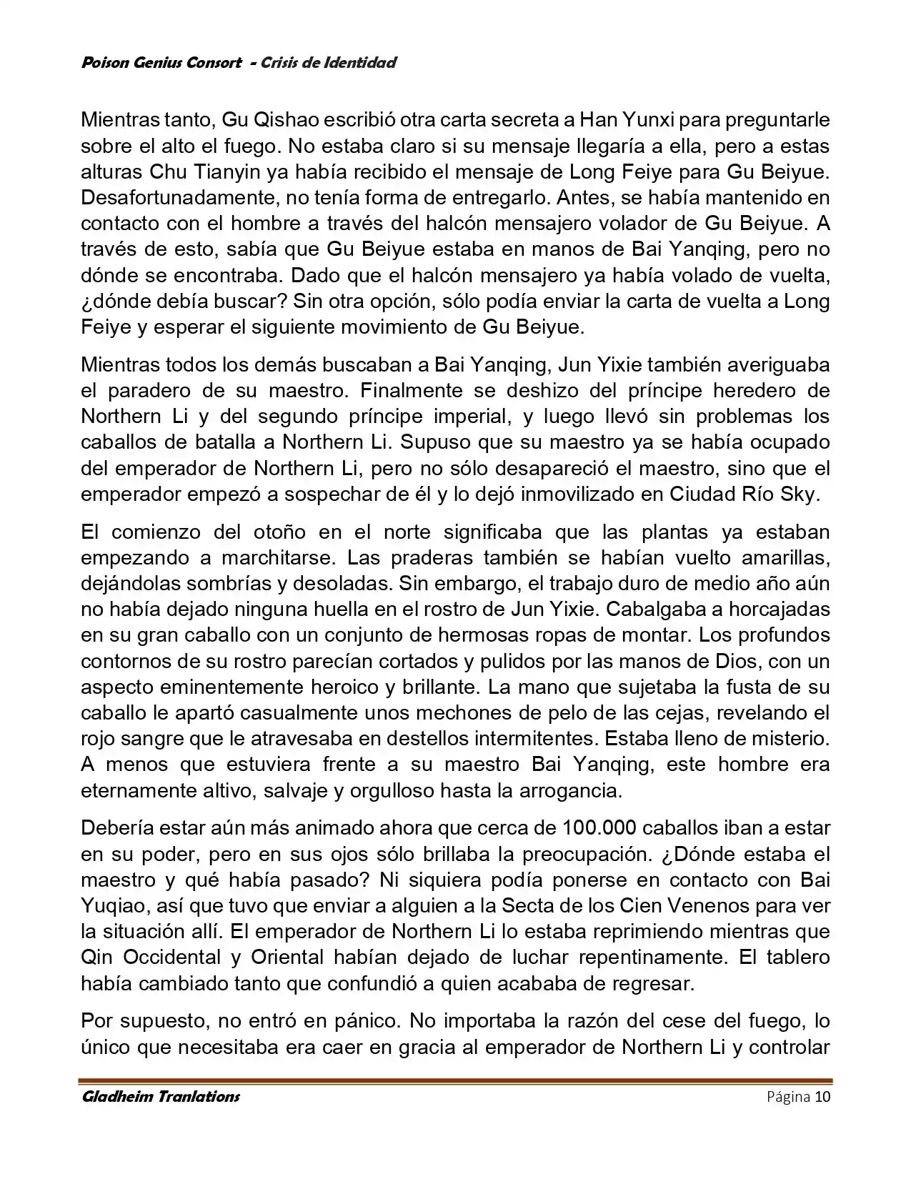 Poison Genious Consort (Novela) - Capítulo 401 - Página 10 - LectorTMOo