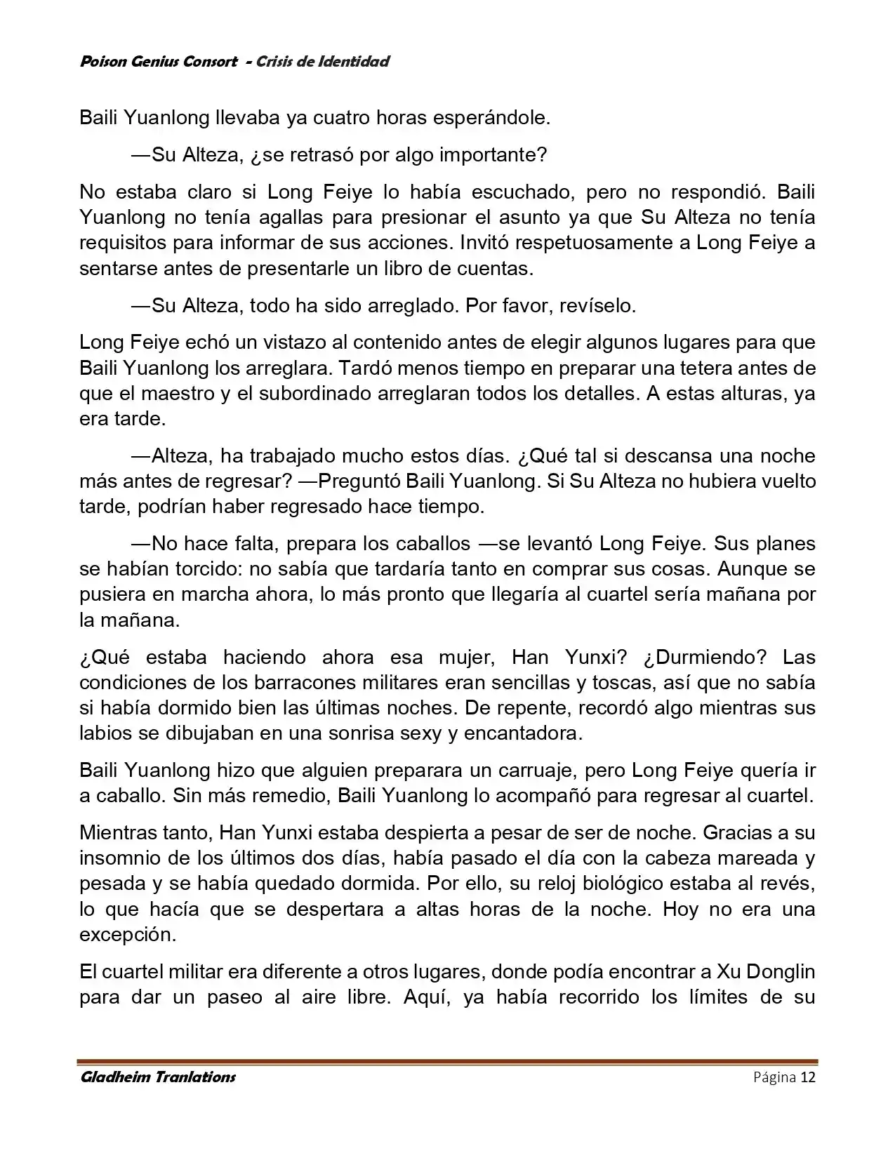 Poison Genious Consort (Novela) - Capítulo 401 - Página 12 - LectorTMOo