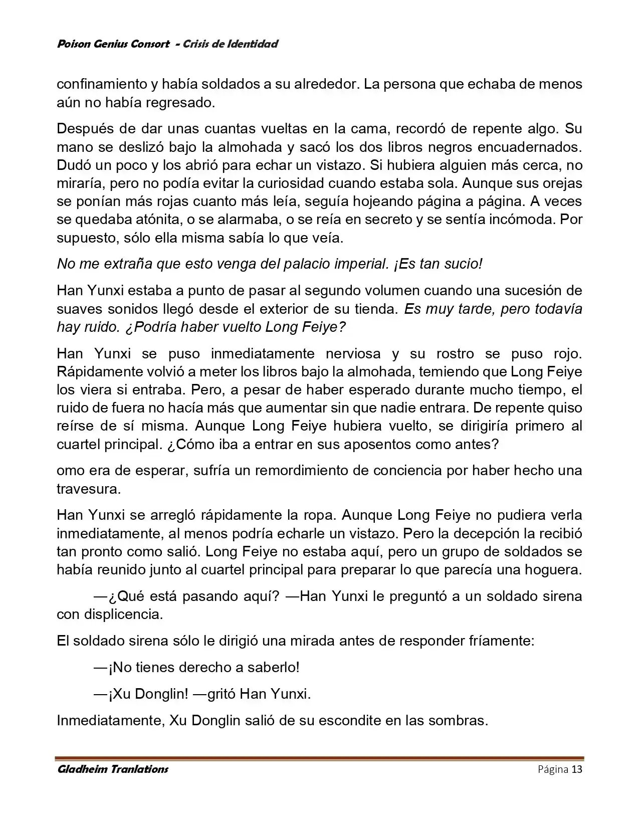 Poison Genious Consort (Novela) - Capítulo 401 - Página 13 - LectorTMOo
