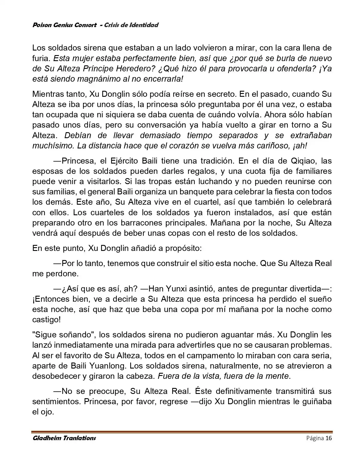 Poison Genious Consort (Novela) - Capítulo 401 - Página 16 - LectorTMOo