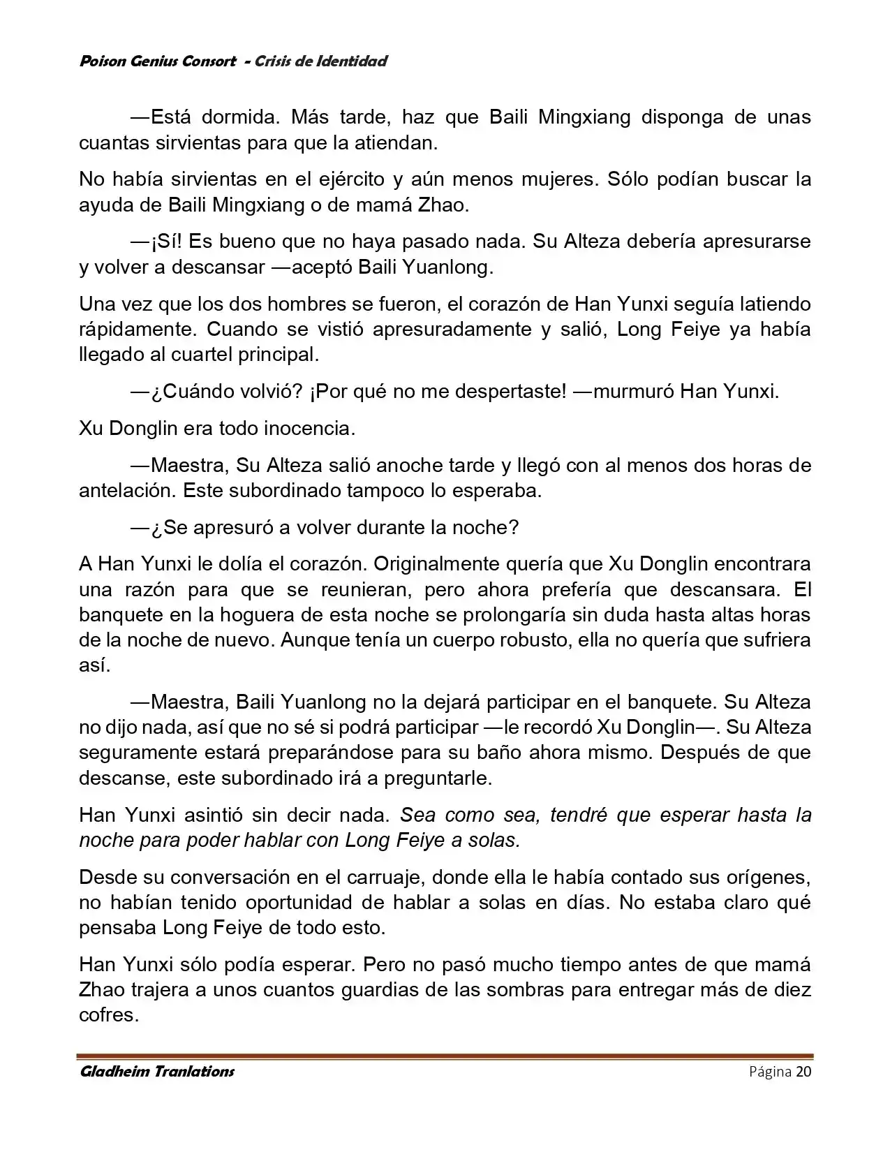 Poison Genious Consort (Novela) - Capítulo 401 - Página 20 - LectorTMOo