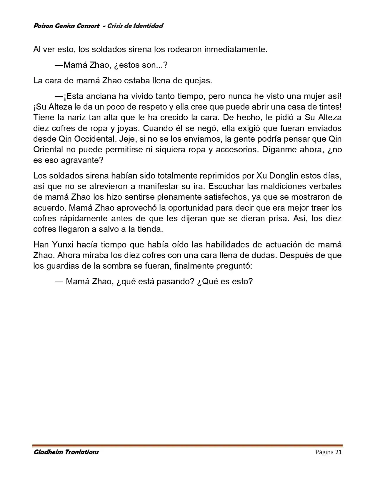 Poison Genious Consort (Novela) - Capítulo 401 - Página 21 - LectorTMOo