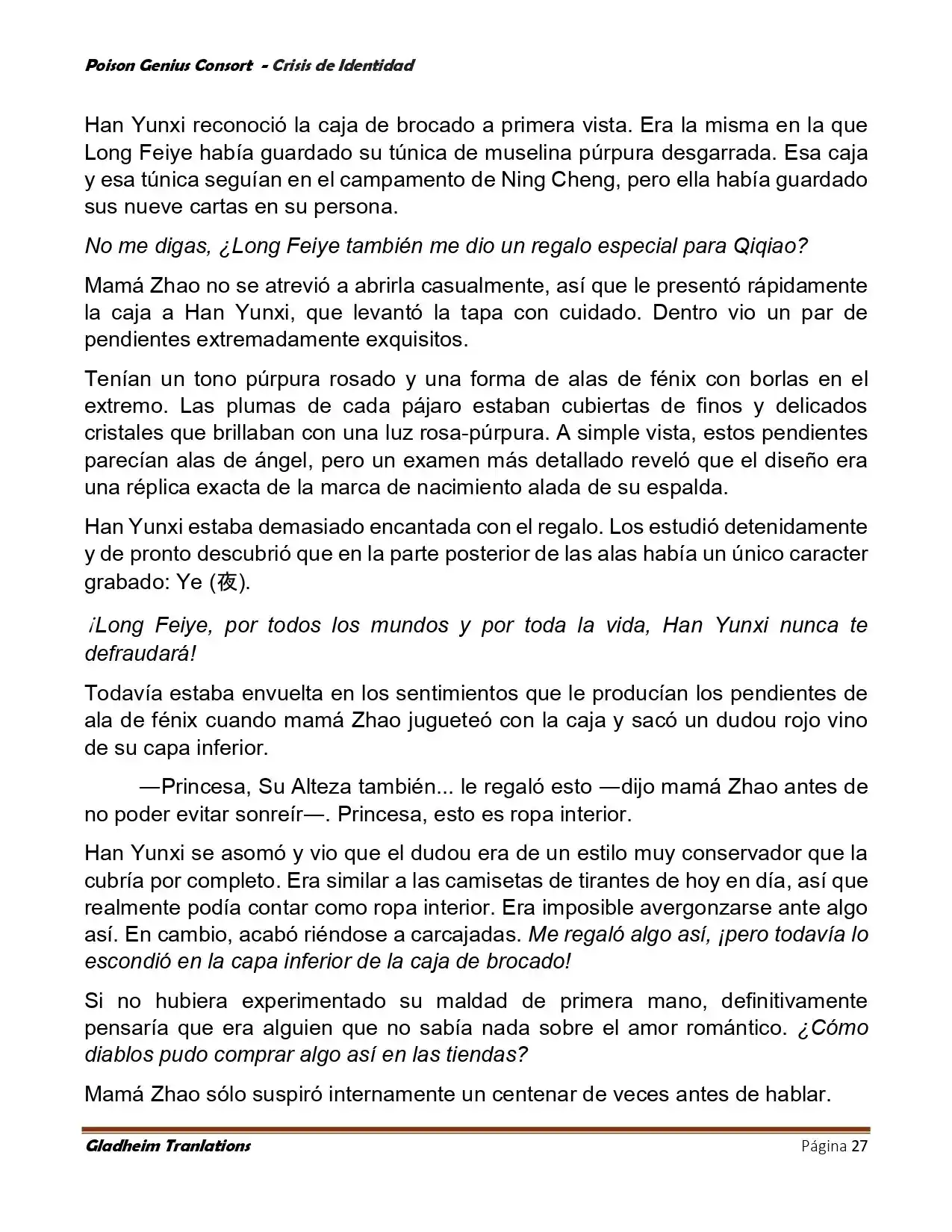 Poison Genious Consort (Novela) - Capítulo 401 - Página 27 - LectorTMOo
