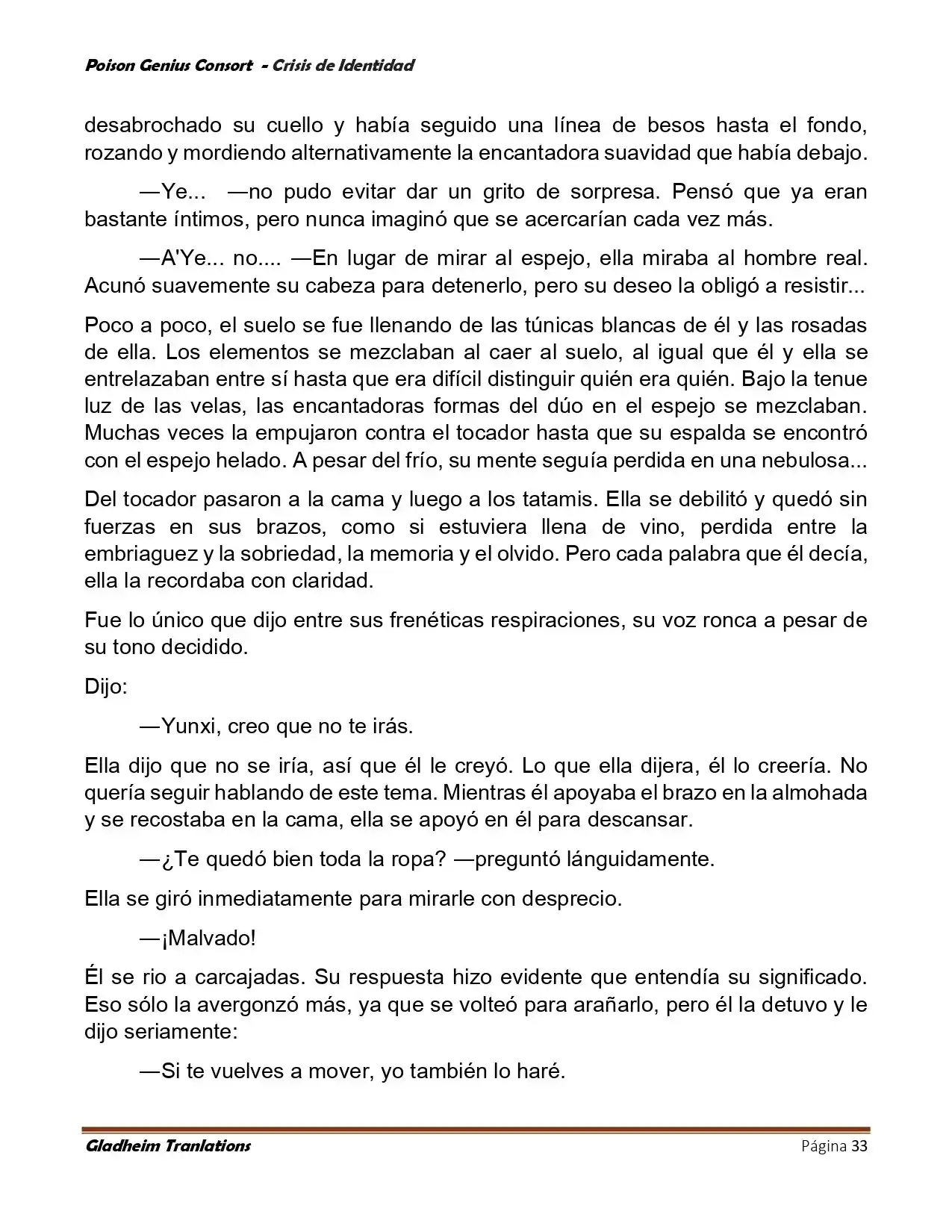 Poison Genious Consort (Novela) - Capítulo 401 - Página 33 - LectorTMOo
