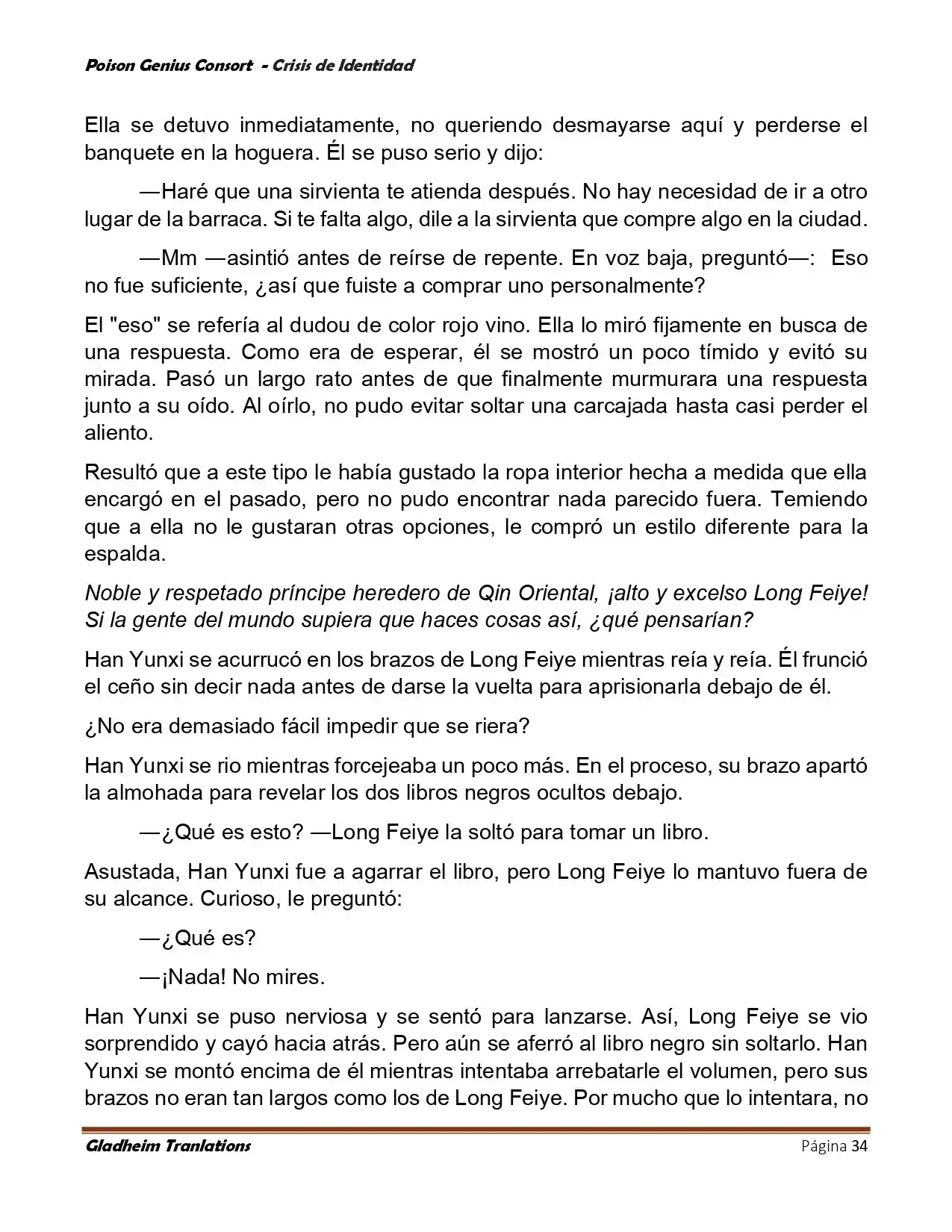 Poison Genious Consort (Novela) - Capítulo 401 - Página 34 - LectorTMOo