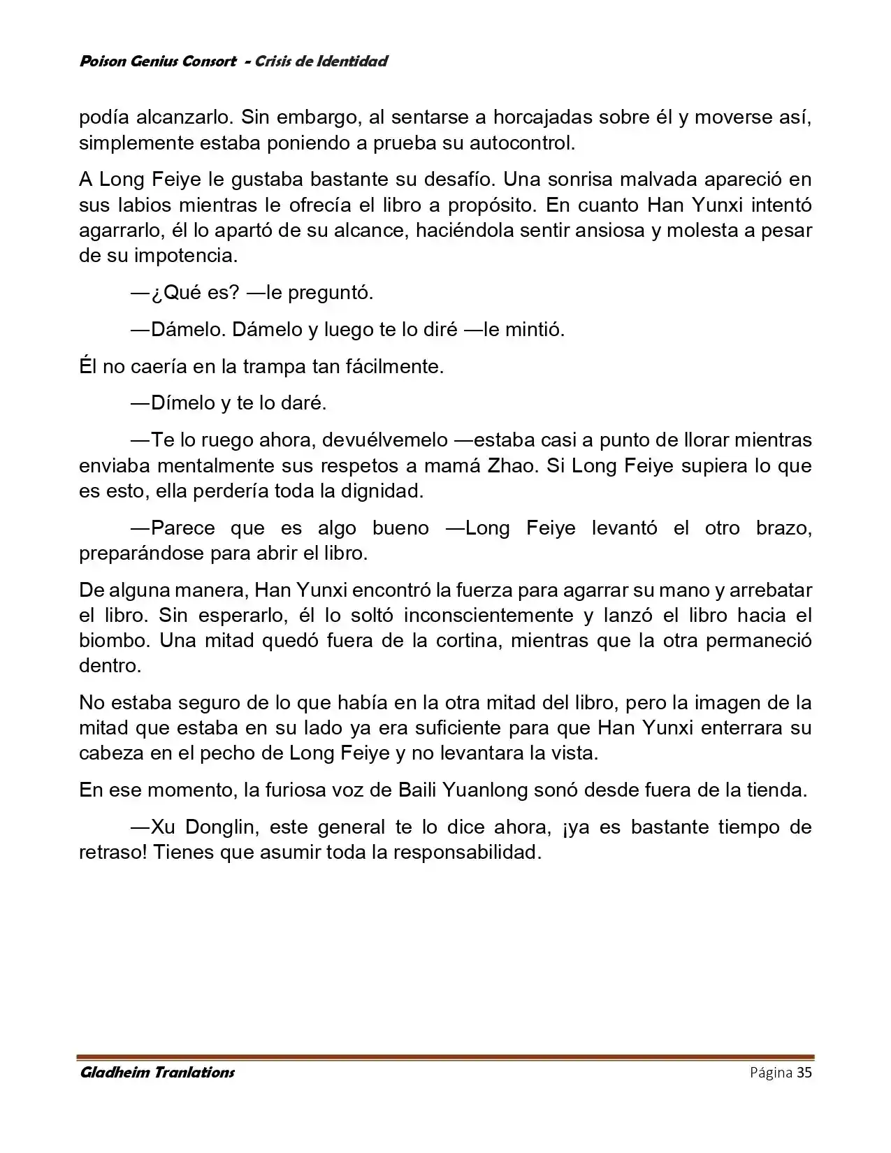 Poison Genious Consort (Novela) - Capítulo 401 - Página 35 - LectorTMOo