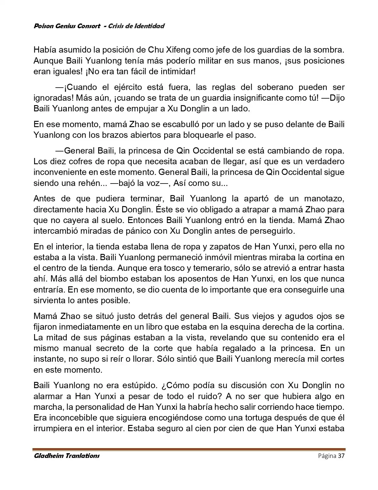 Poison Genious Consort (Novela) - Capítulo 401 - Página 37 - LectorTMOo