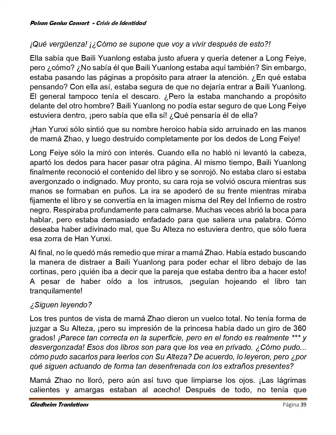 Poison Genious Consort (Novela) - Capítulo 401 - Página 39 - LectorTMOo