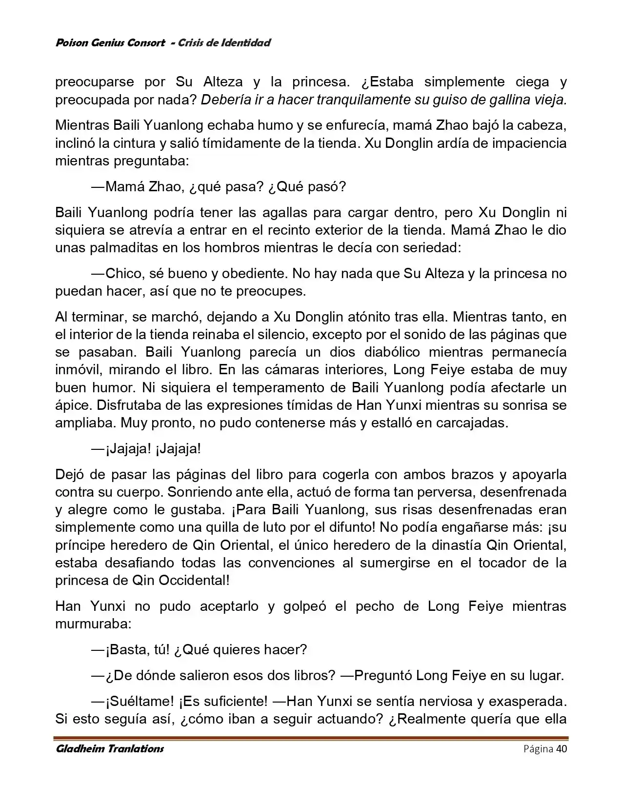 Poison Genious Consort (Novela) - Capítulo 401 - Página 40 - LectorTMOo