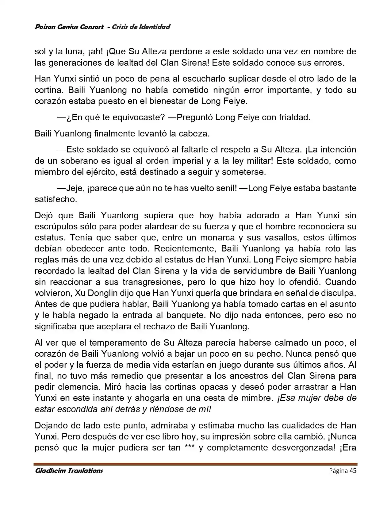 Poison Genious Consort (Novela) - Capítulo 401 - Página 45 - LectorTMOo