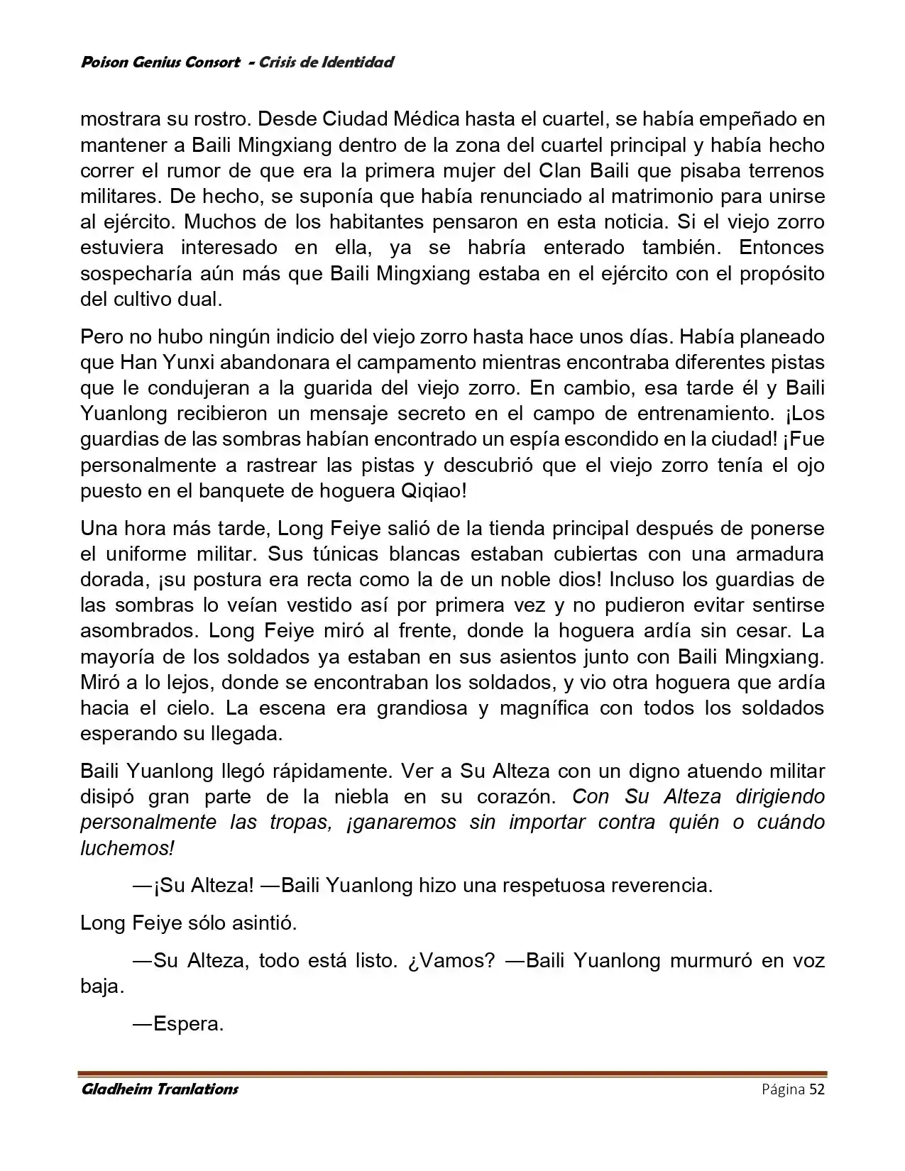 Poison Genious Consort (Novela) - Capítulo 401 - Página 52 - LectorTMOo