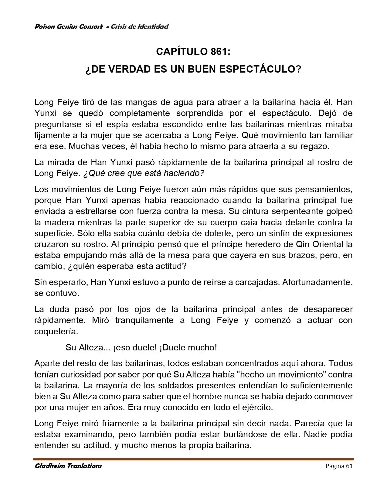 Poison Genious Consort (Novela) - Capítulo 401 - Página 61 - LectorTMOo