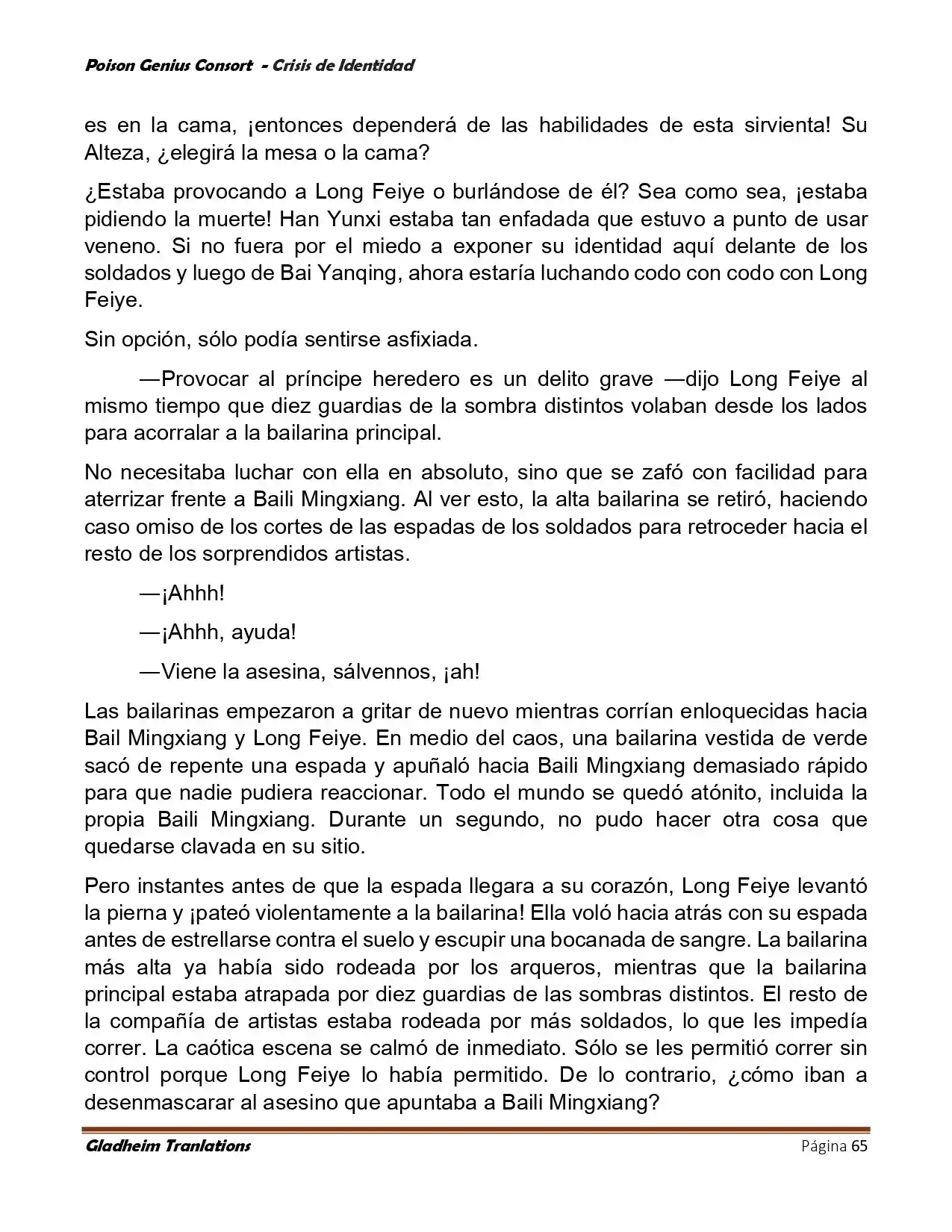 Poison Genious Consort (Novela) - Capítulo 401 - Página 65 - LectorTMOo