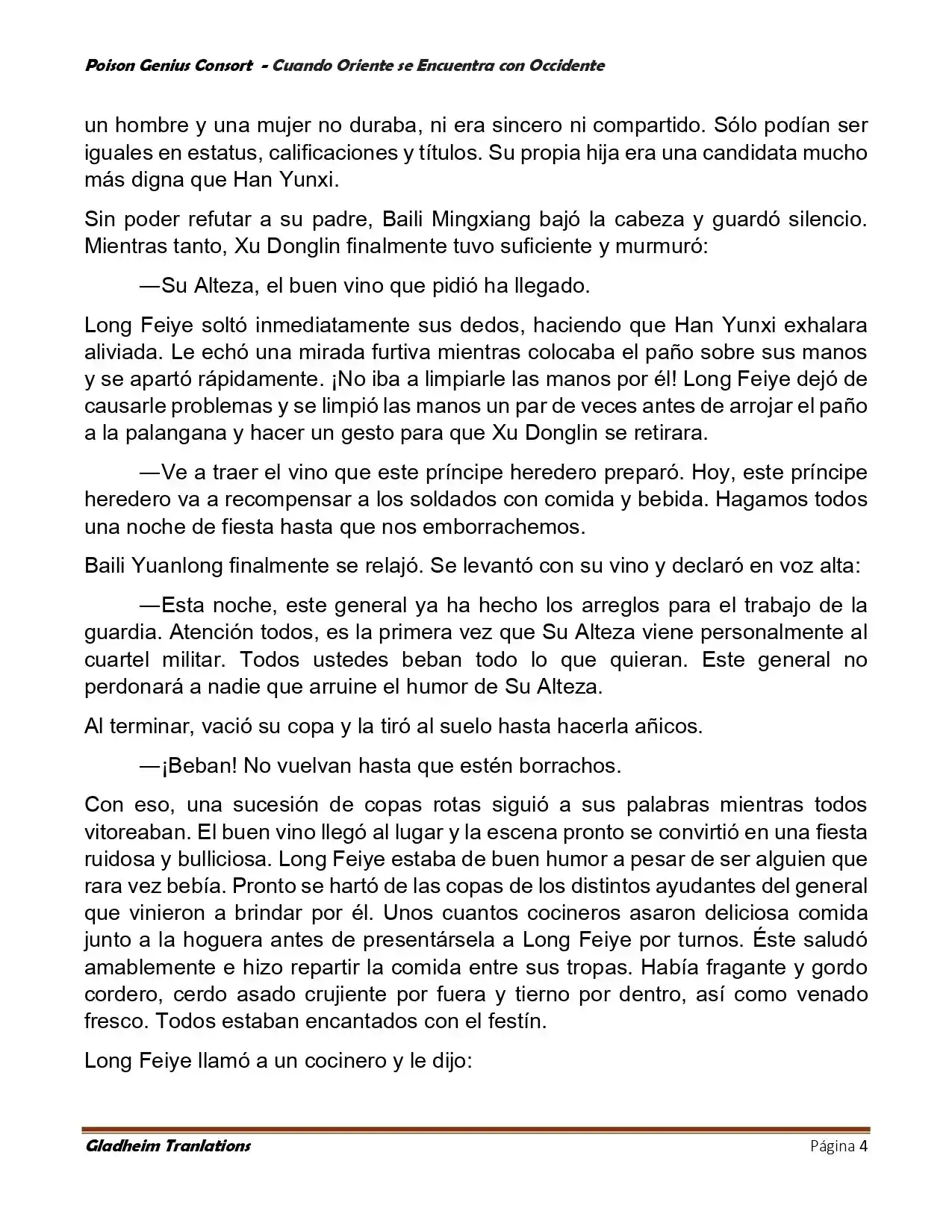 Poison Genious Consort (Novela) - Capítulo 402 - Página 4 - LectorTMOo