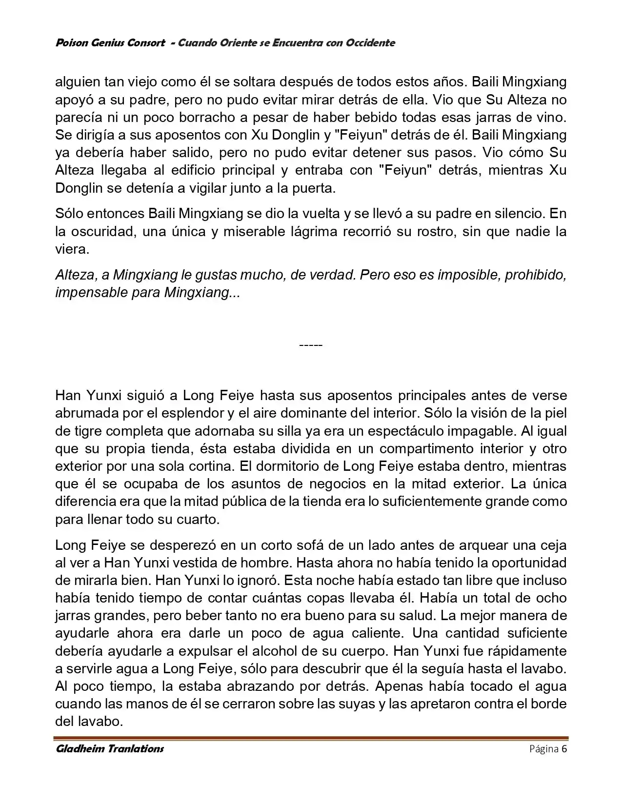 Poison Genious Consort (Novela) - Capítulo 402 - Página 6 - LectorTMOo
