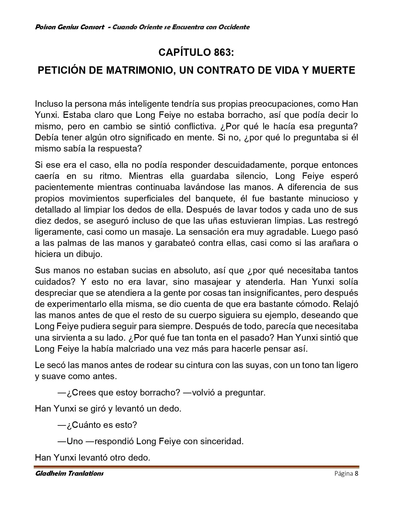 Poison Genious Consort (Novela) - Capítulo 402 - Página 8 - LectorTMOo