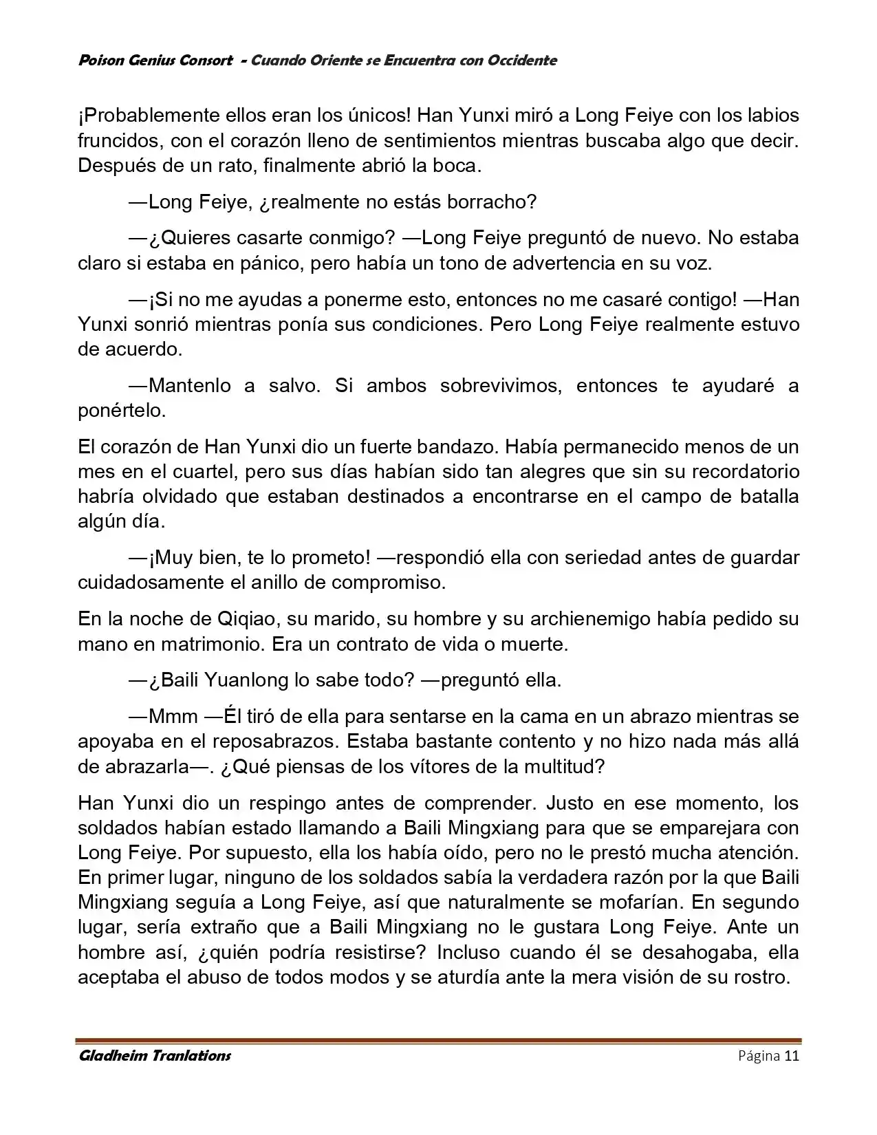 Poison Genious Consort (Novela) - Capítulo 402 - Página 11 - LectorTMOo