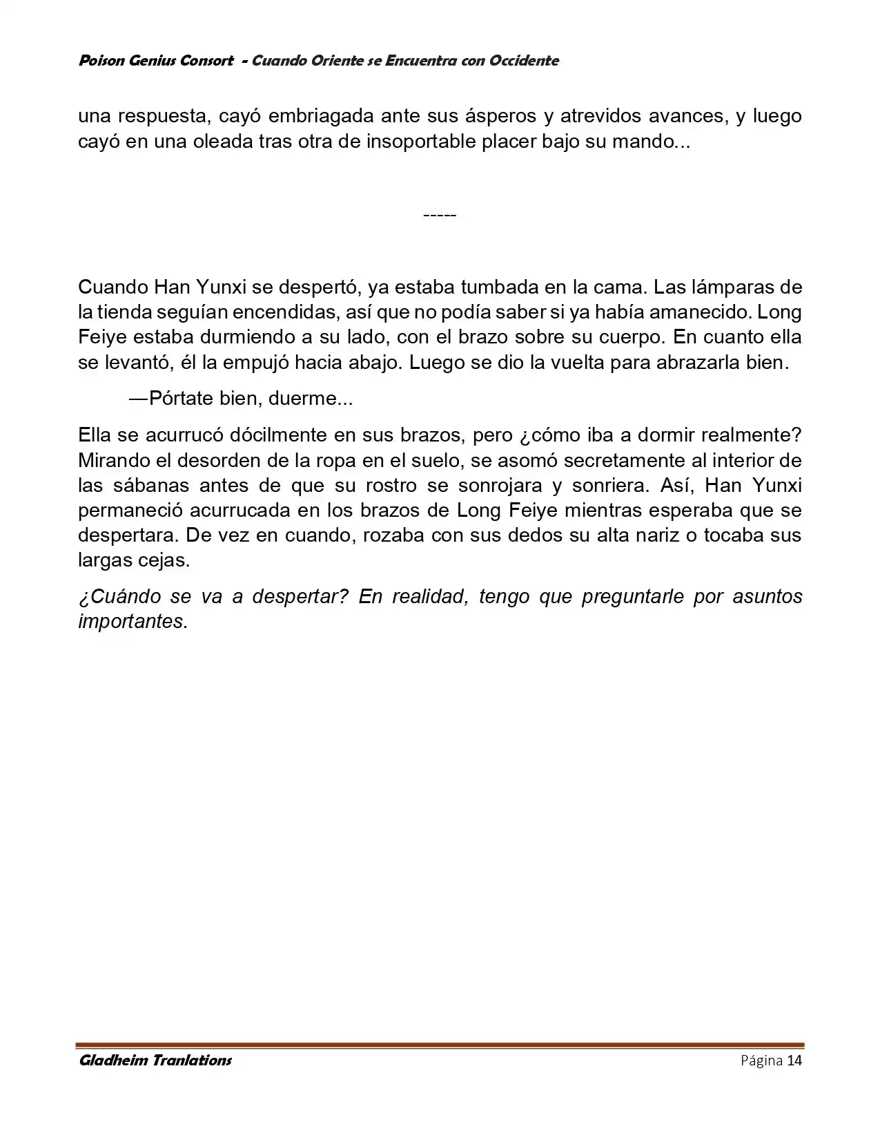 Poison Genious Consort (Novela) - Capítulo 402 - Página 14 - LectorTMOo