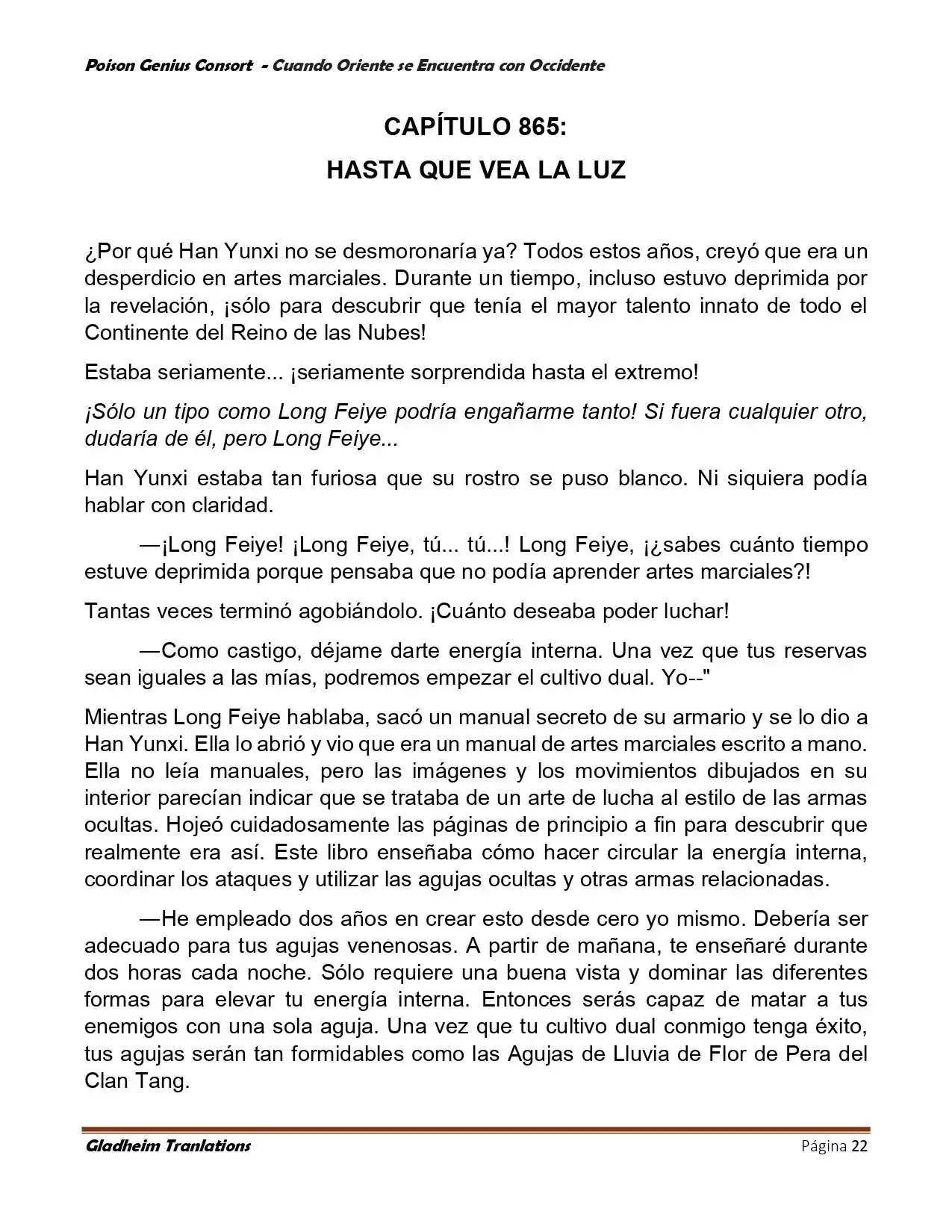 Poison Genious Consort (Novela) - Capítulo 402 - Página 22 - LectorTMOo