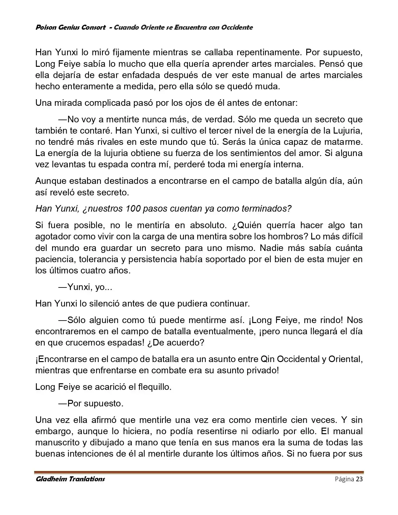 Poison Genious Consort (Novela) - Capítulo 402 - Página 23 - LectorTMOo