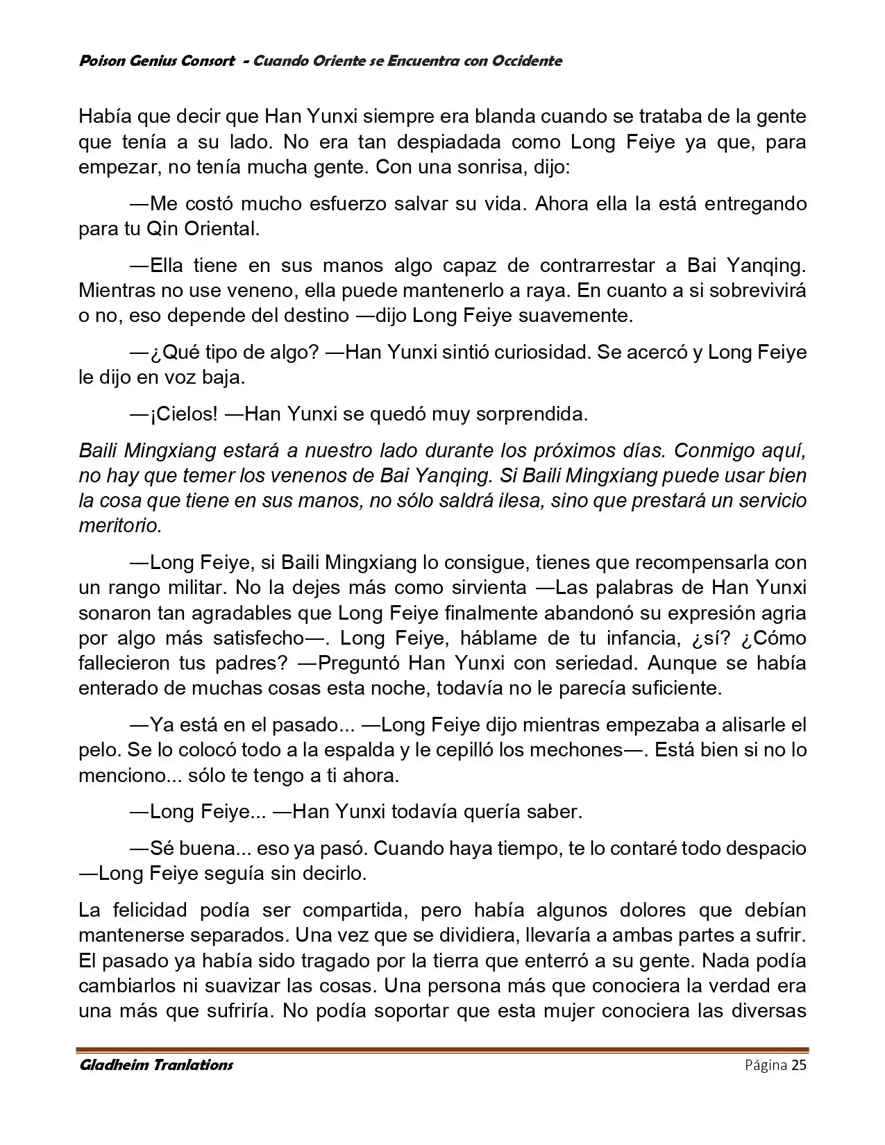 Poison Genious Consort (Novela) - Capítulo 402 - Página 25 - LectorTMOo