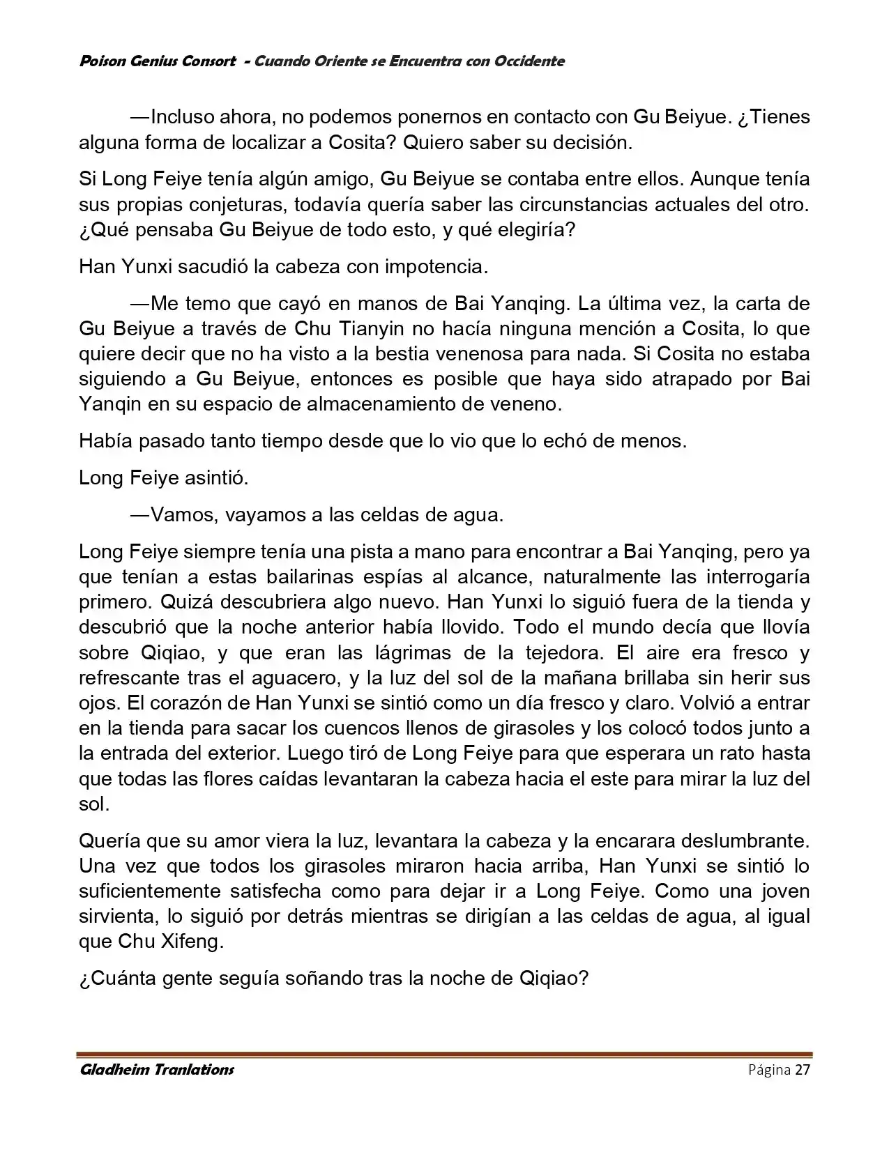 Poison Genious Consort (Novela) - Capítulo 402 - Página 27 - LectorTMOo