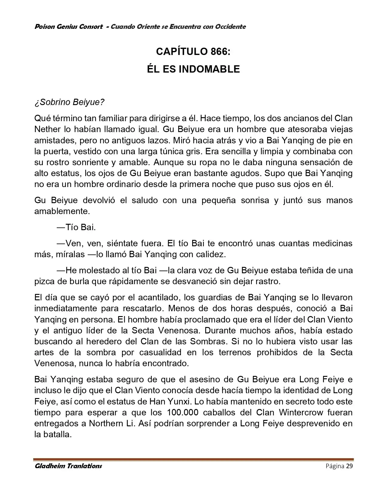 Poison Genious Consort (Novela) - Capítulo 402 - Página 29 - LectorTMOo