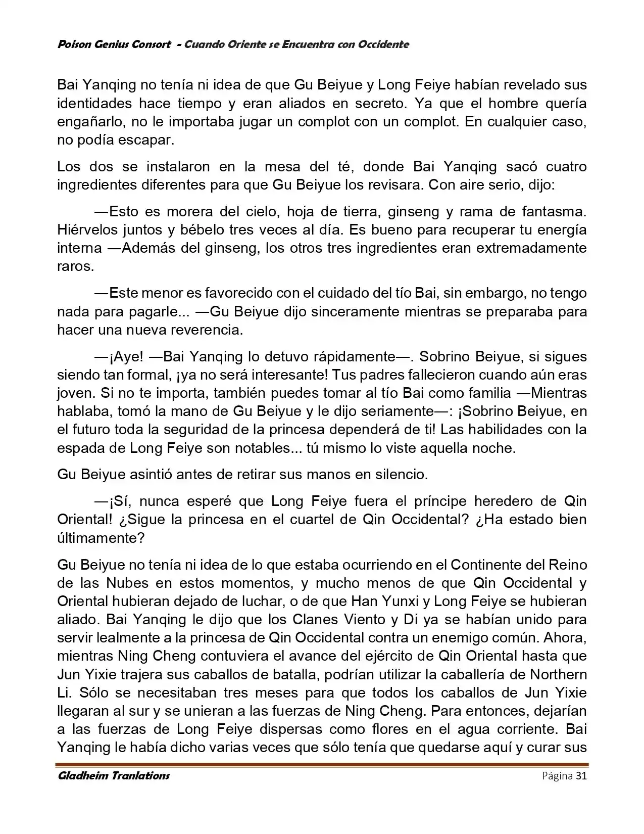 Poison Genious Consort (Novela) - Capítulo 402 - Página 31 - LectorTMOo