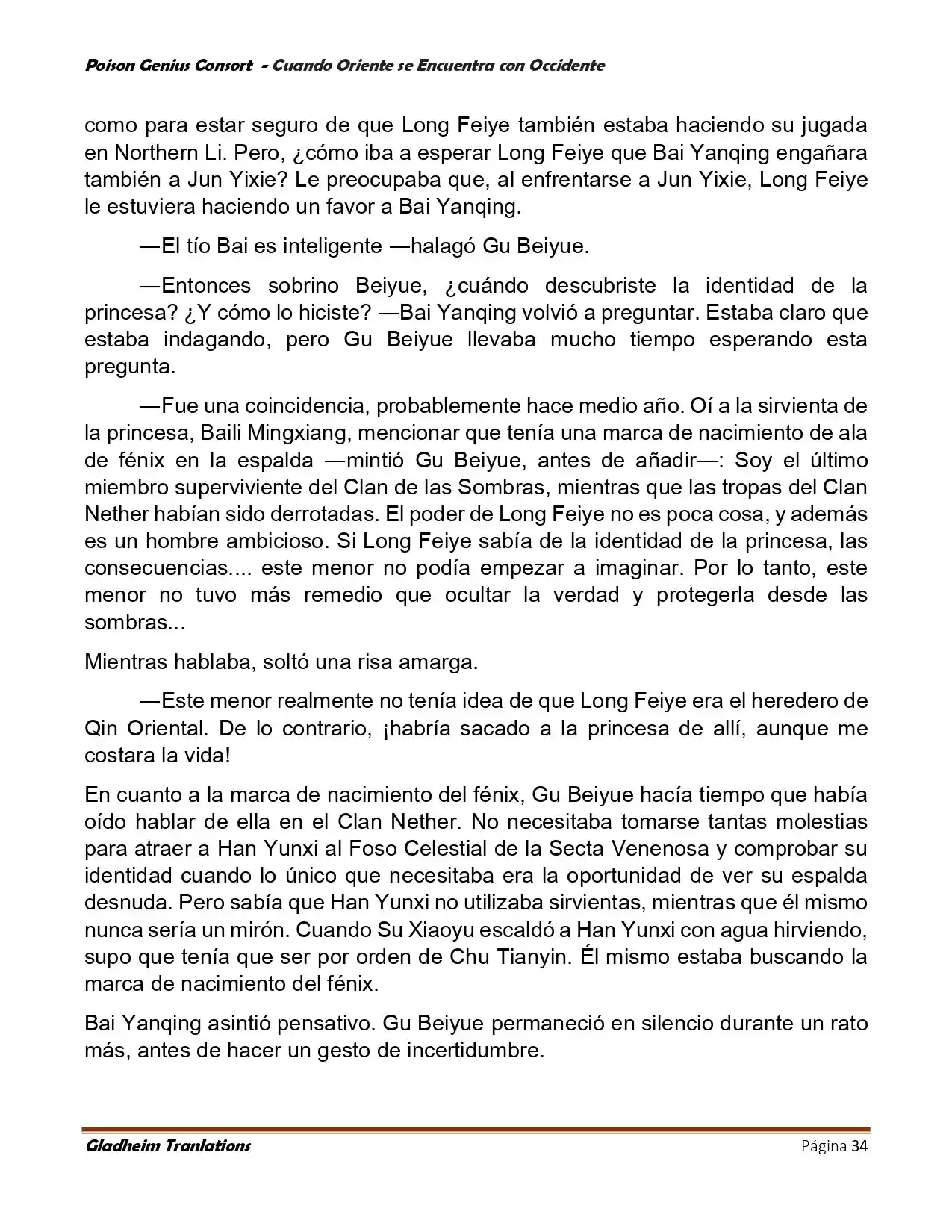 Poison Genious Consort (Novela) - Capítulo 402 - Página 34 - LectorTMOo