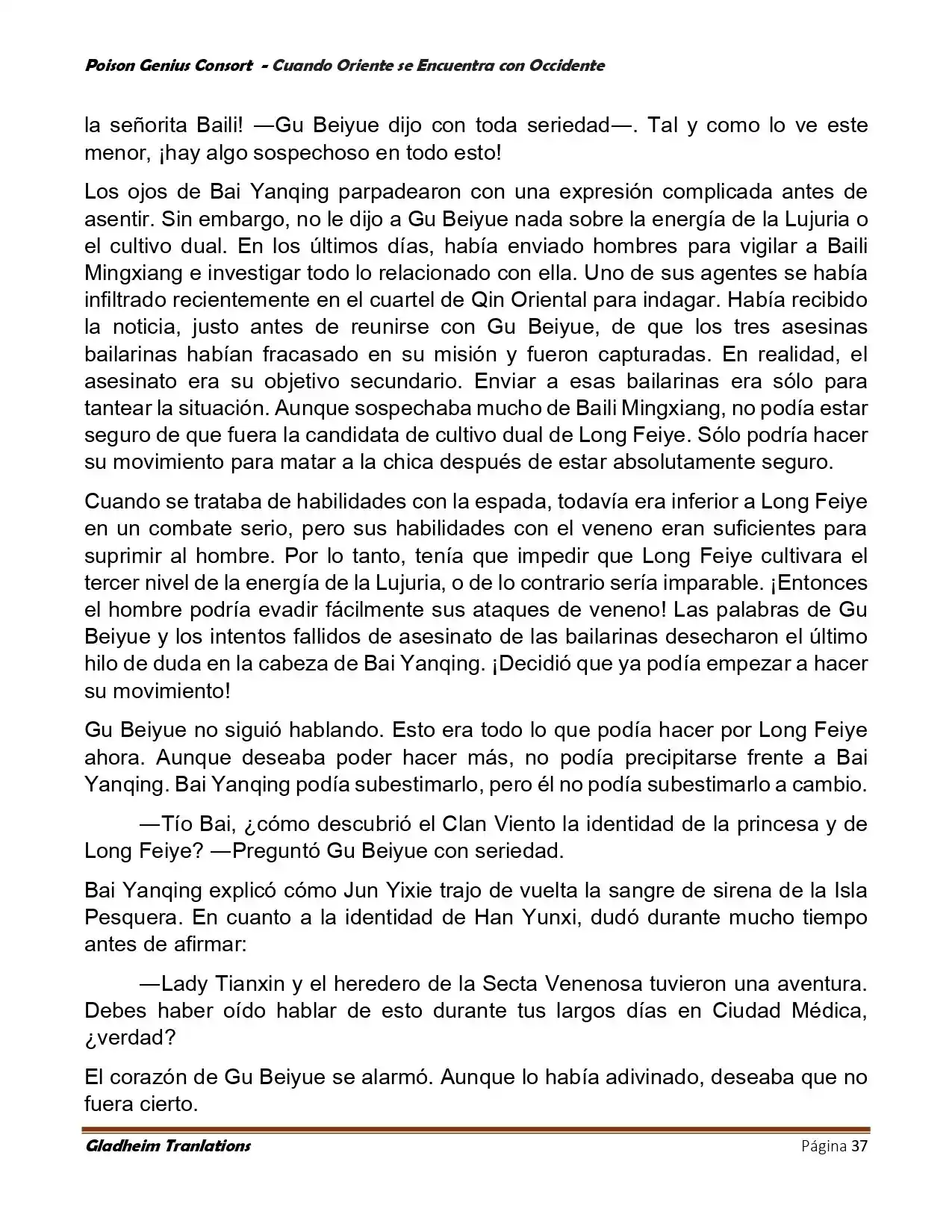 Poison Genious Consort (Novela) - Capítulo 402 - Página 37 - LectorTMOo