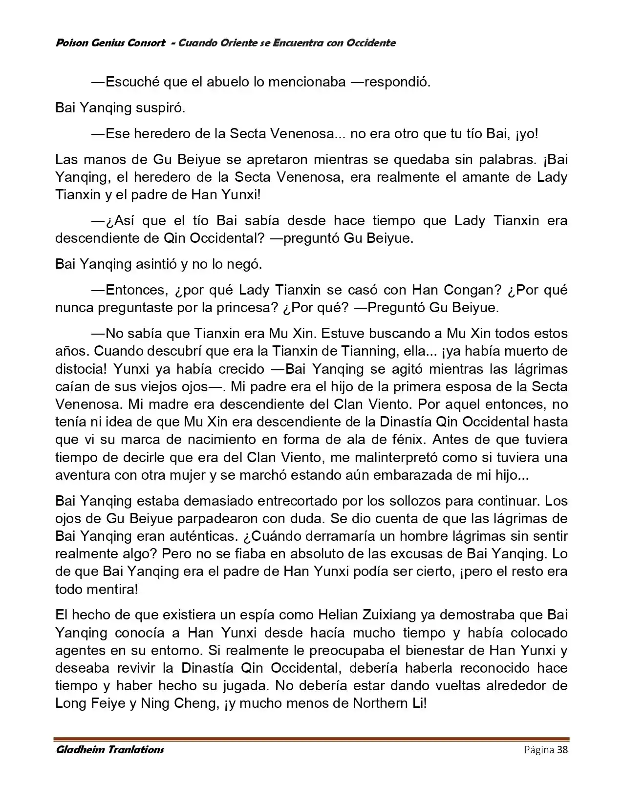 Poison Genious Consort (Novela) - Capítulo 402 - Página 38 - LectorTMOo