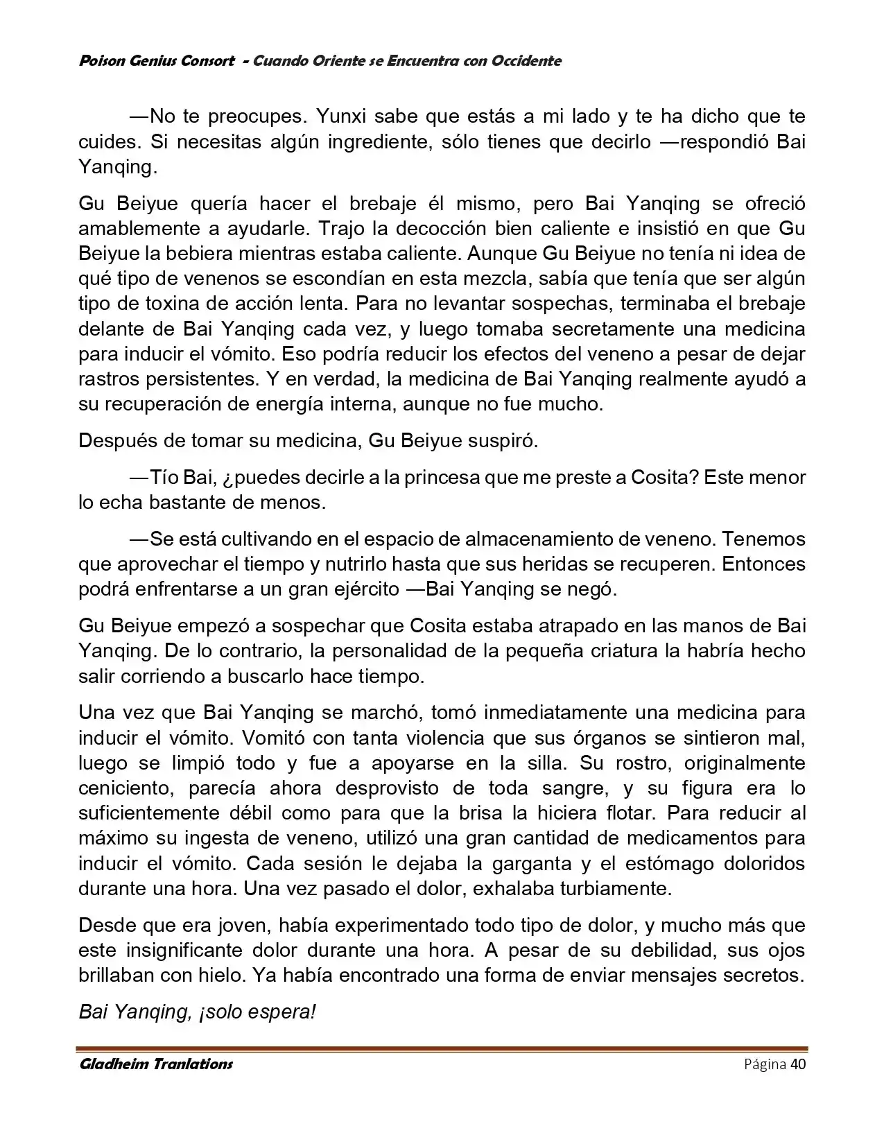 Poison Genious Consort (Novela) - Capítulo 402 - Página 40 - LectorTMOo