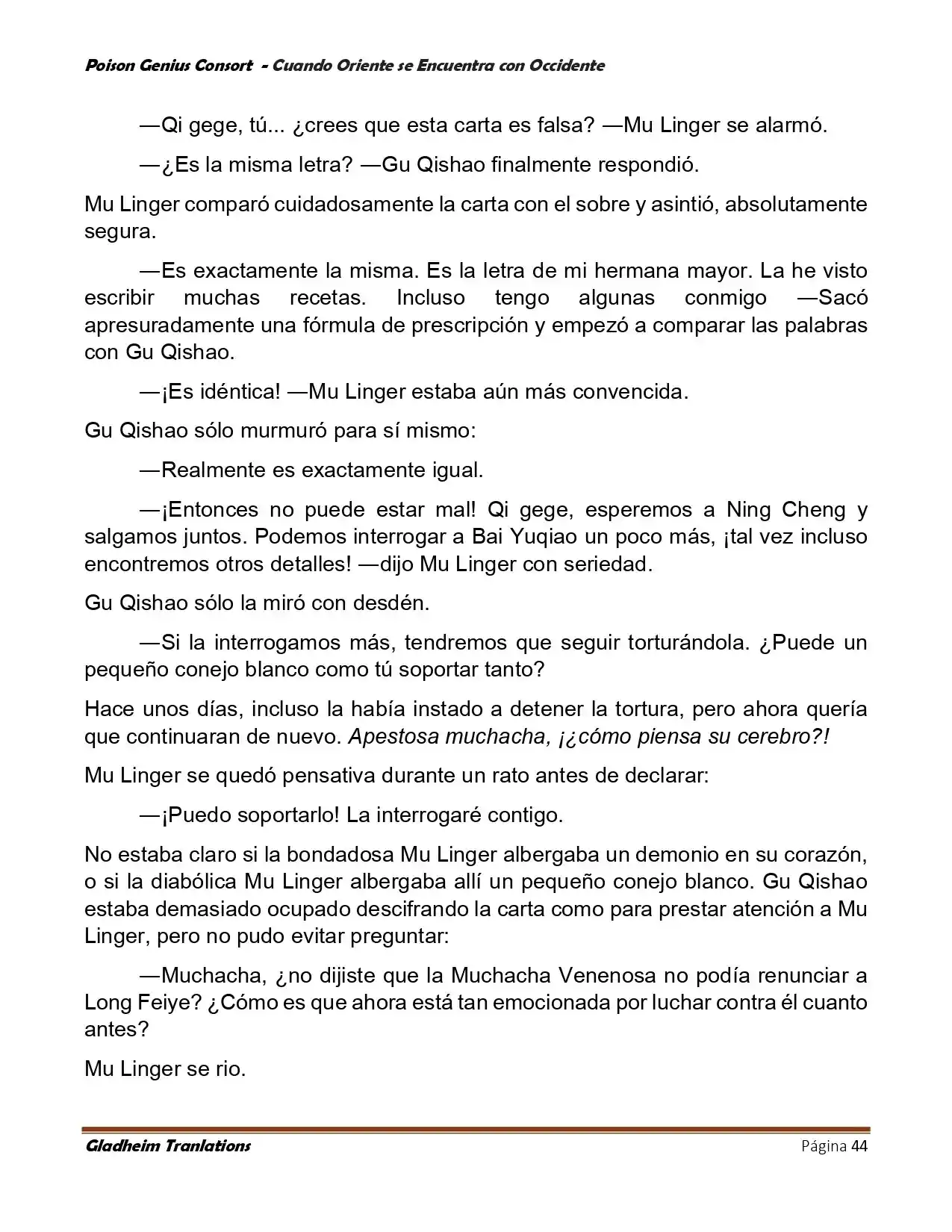 Poison Genious Consort (Novela) - Capítulo 402 - Página 44 - LectorTMOo