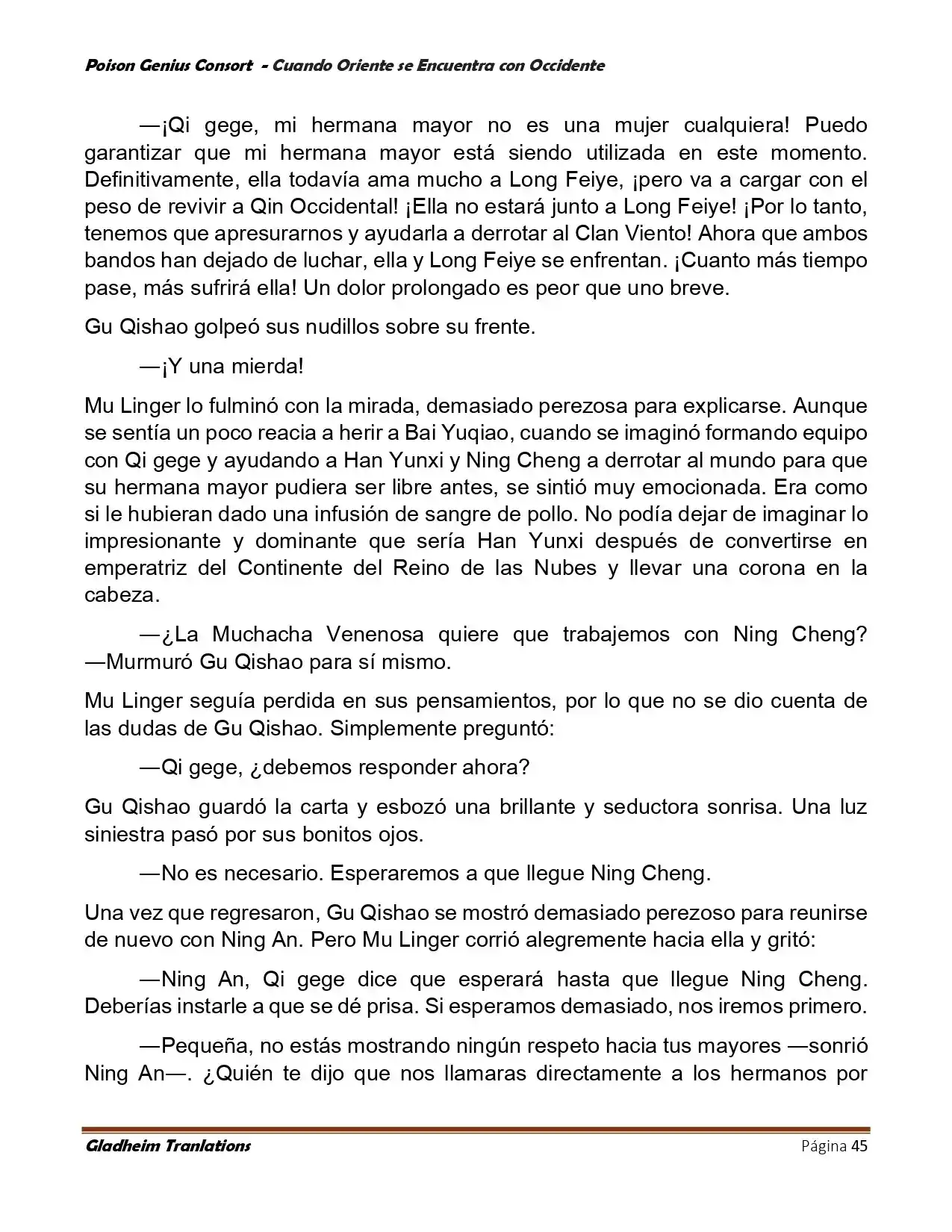 Poison Genious Consort (Novela) - Capítulo 402 - Página 45 - LectorTMOo
