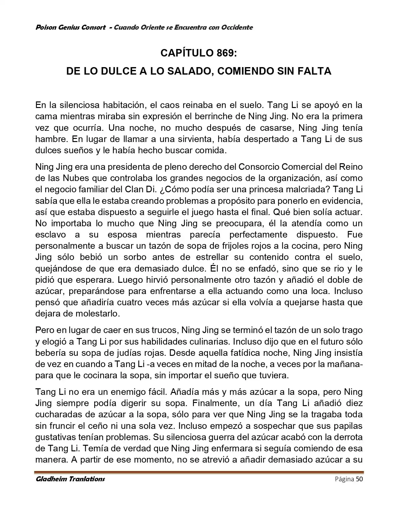 Poison Genious Consort (Novela) - Capítulo 402 - Página 50 - LectorTMOo