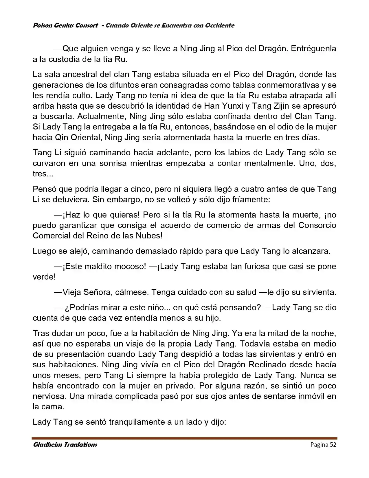Poison Genious Consort (Novela) - Capítulo 402 - Página 52 - LectorTMOo