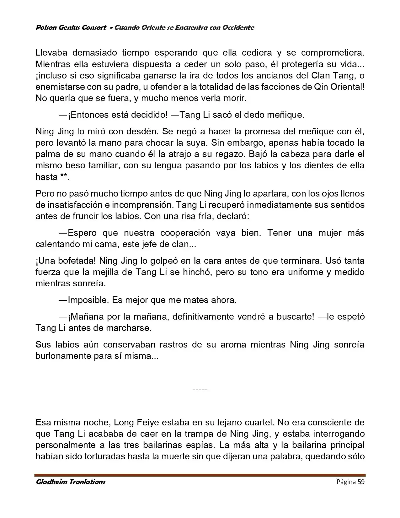 Poison Genious Consort (Novela) - Capítulo 402 - Página 59 - LectorTMOo